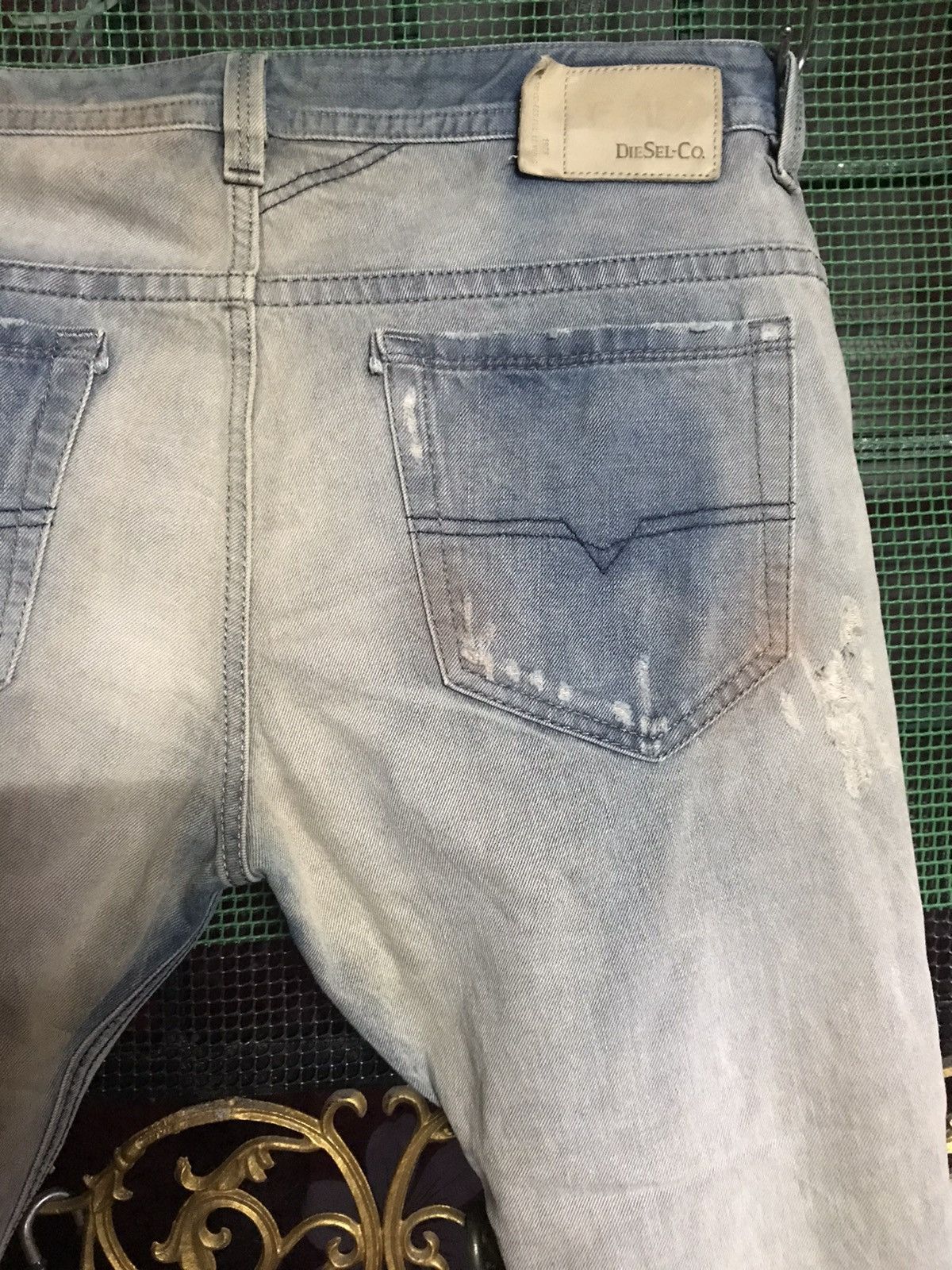 Diesel Diesel Thavar Slim Skinny Denim Jeans Size US 33 - 3 Thumbnail