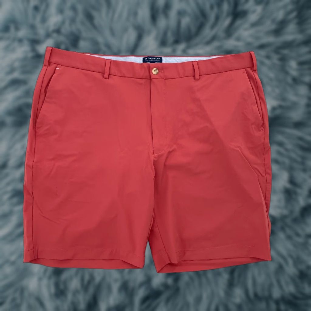 Peter Millar Peter Millar Crown Sport Chino Golf Adult Shorts Mens Size 40 Pink 40 Size US 40 / EU 56 - 1 Thumbnail