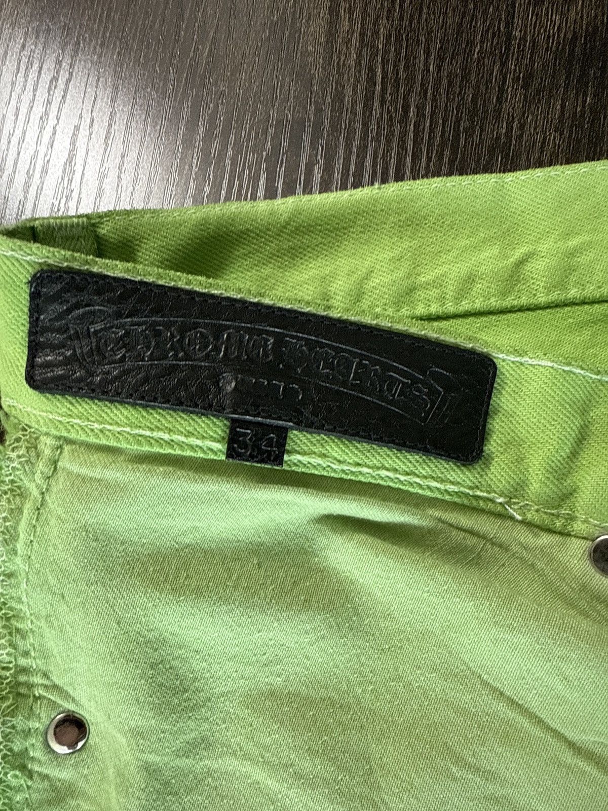 Chrome Hearts Chrome Hearts Slime Green Jeans Size US 34 / EU 50 - 7 Thumbnail