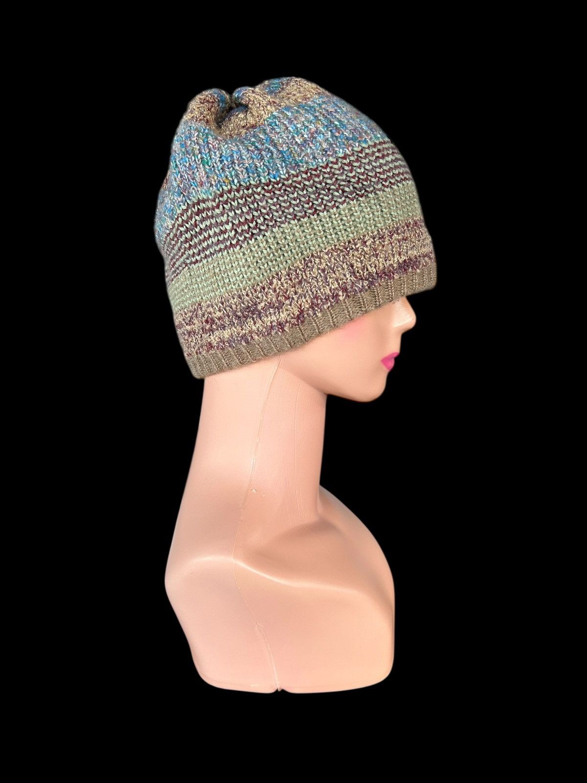 Japanese Brand × Kapital × Vintage Crochet Knitted Handmade Beanie Hats Size ONE SIZE - 4 Thumbnail