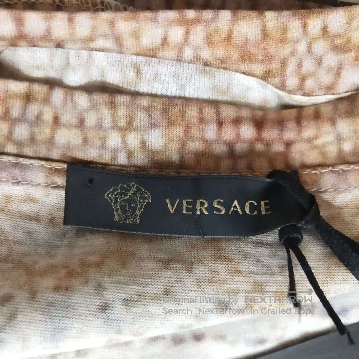Versace Versace Men's XS Medusa Mosaic Print T-Shirt. Size US S / EU 44-46 / 1 - 4 Thumbnail