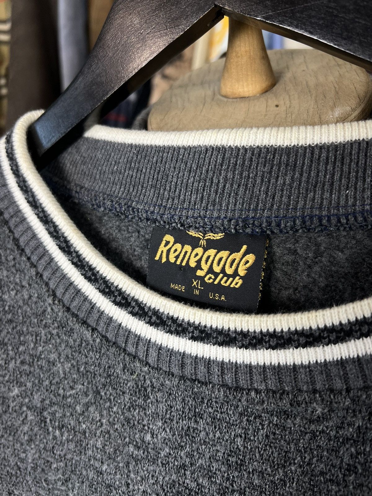 Vintage Vintage USA Las Vegas Gray Sweatshirt Size L - Xl Size US XL / EU 56 / 4 - 4 Thumbnail