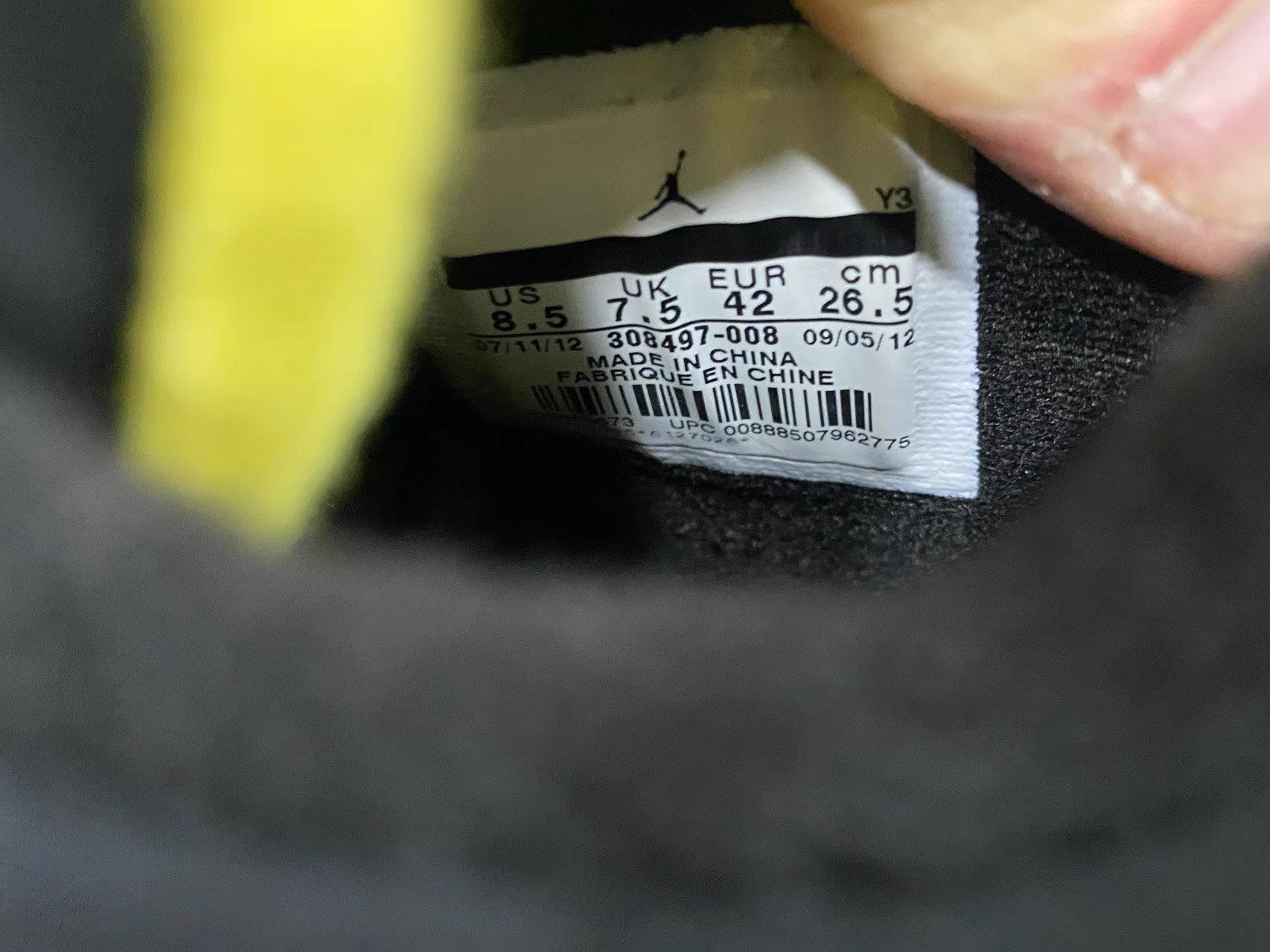 Nike AJ4 Thunder K36 Size US 9 / EU 42 - 4 Thumbnail