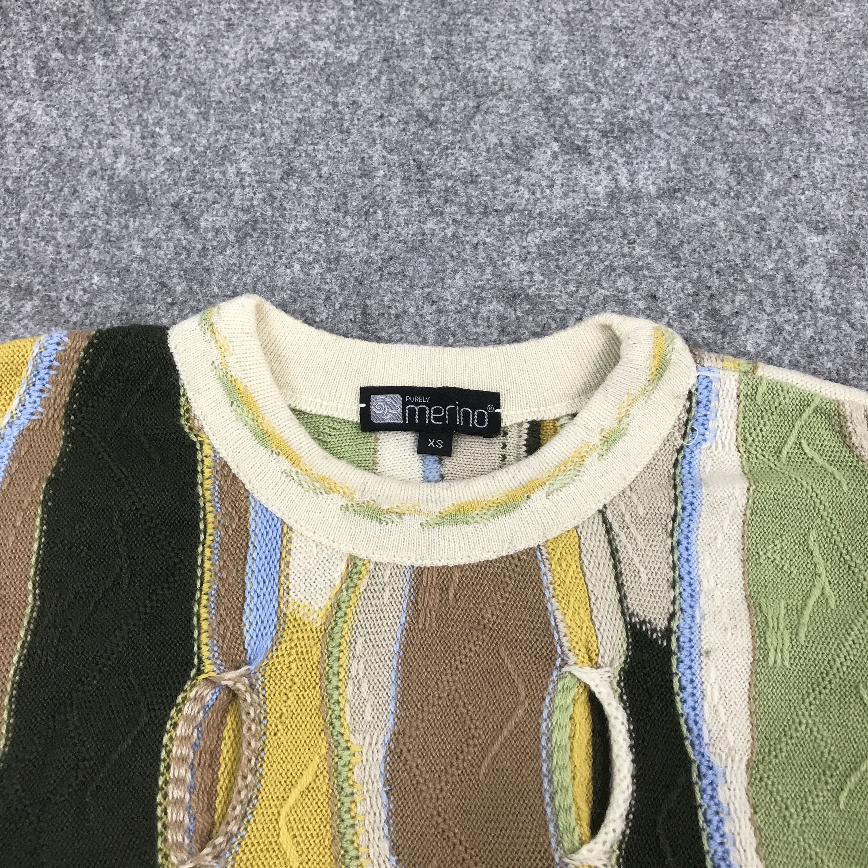 Aran Isles Knitwear × Japanese Brand × Unbound Merino MERINO KNITWEAR COOGI STYRL DESIGN KNITWEAR Size US XS / EU 42 / 0 - 7 Thumbnail