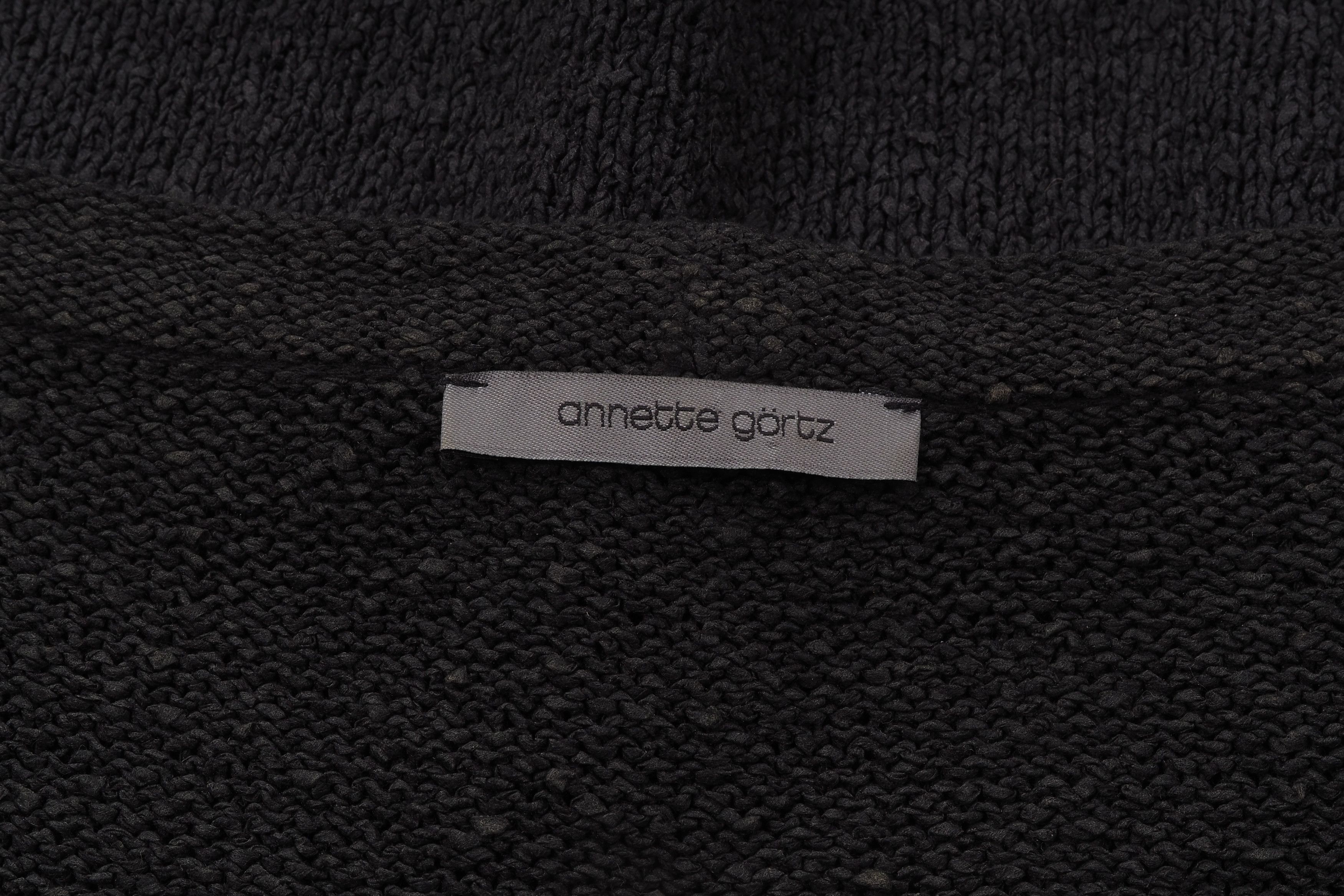 Annette Gortz Annette Gortz Charcoal Gray Textured Knit Sweater Size M / US 6-8 / IT 42-44 - 3 Thumbnail