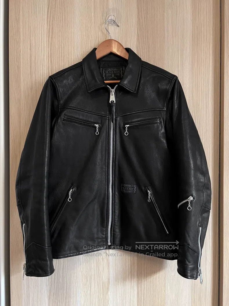 Neighborhood Neighborhood Classic black sheepskin leather jacket, size Size US M / EU 48-50 / 2 - 1 Thumbnail