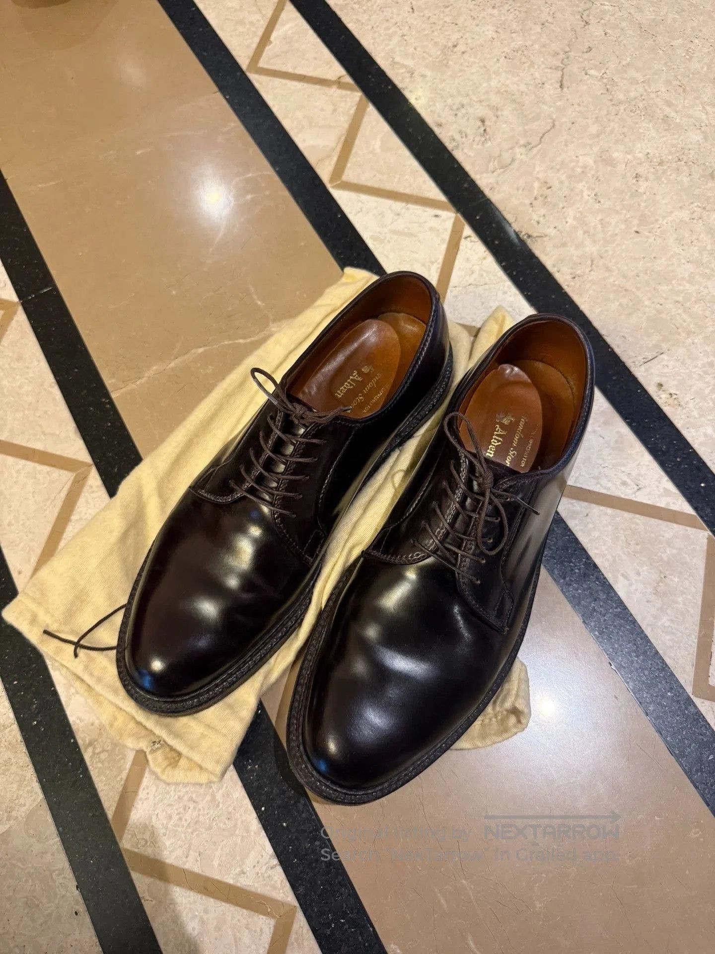 Alden Alden 990 Shell Cordovan Plain Toe Shoes. Size US 10.5 / EU 43-44 - 2 Thumbnail