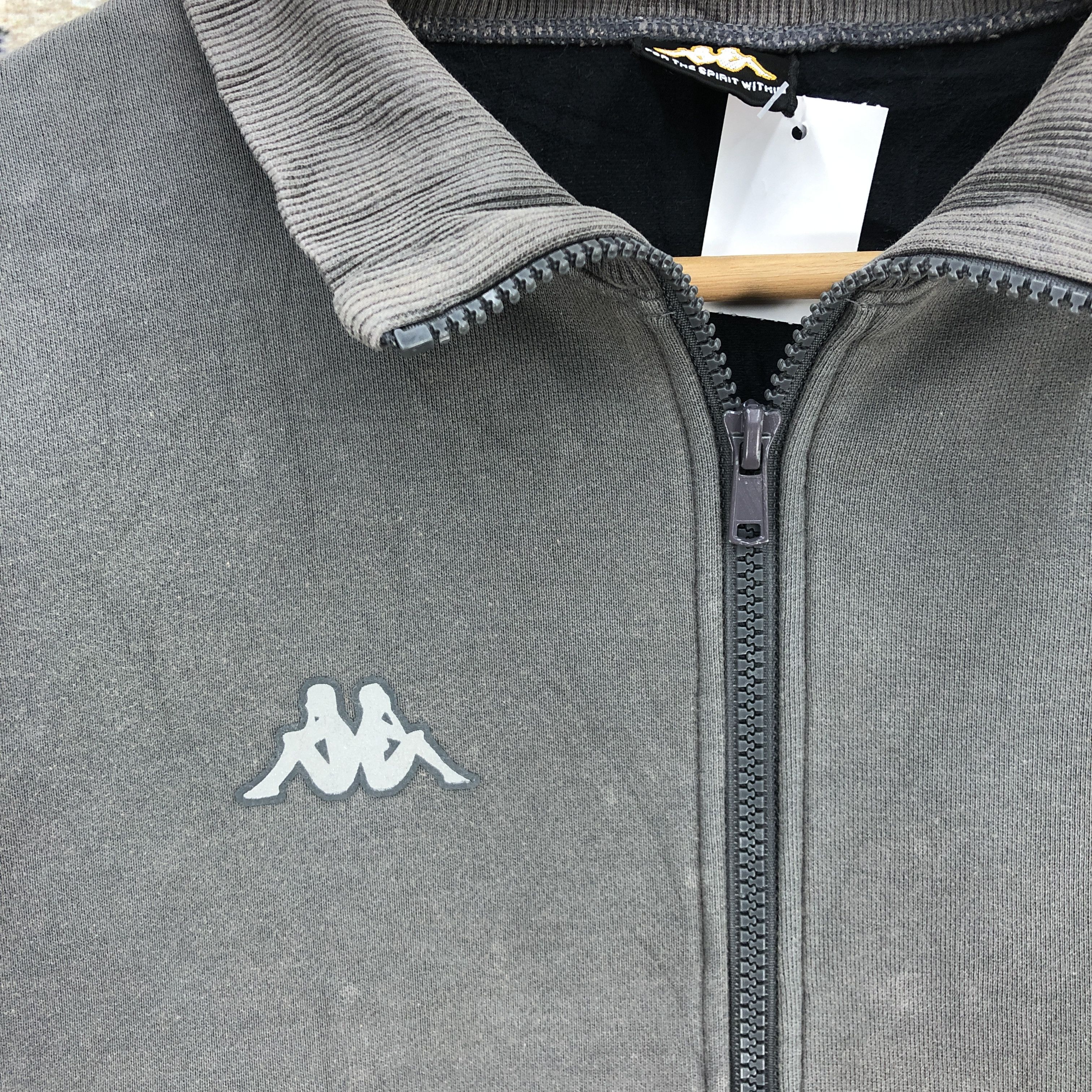 Kappa × Vintage Vintage 90's Kappa Zipper Sweater Kappa Sweatshirt Jumper Size US M / EU 48-50 / 2 - 8 Thumbnail