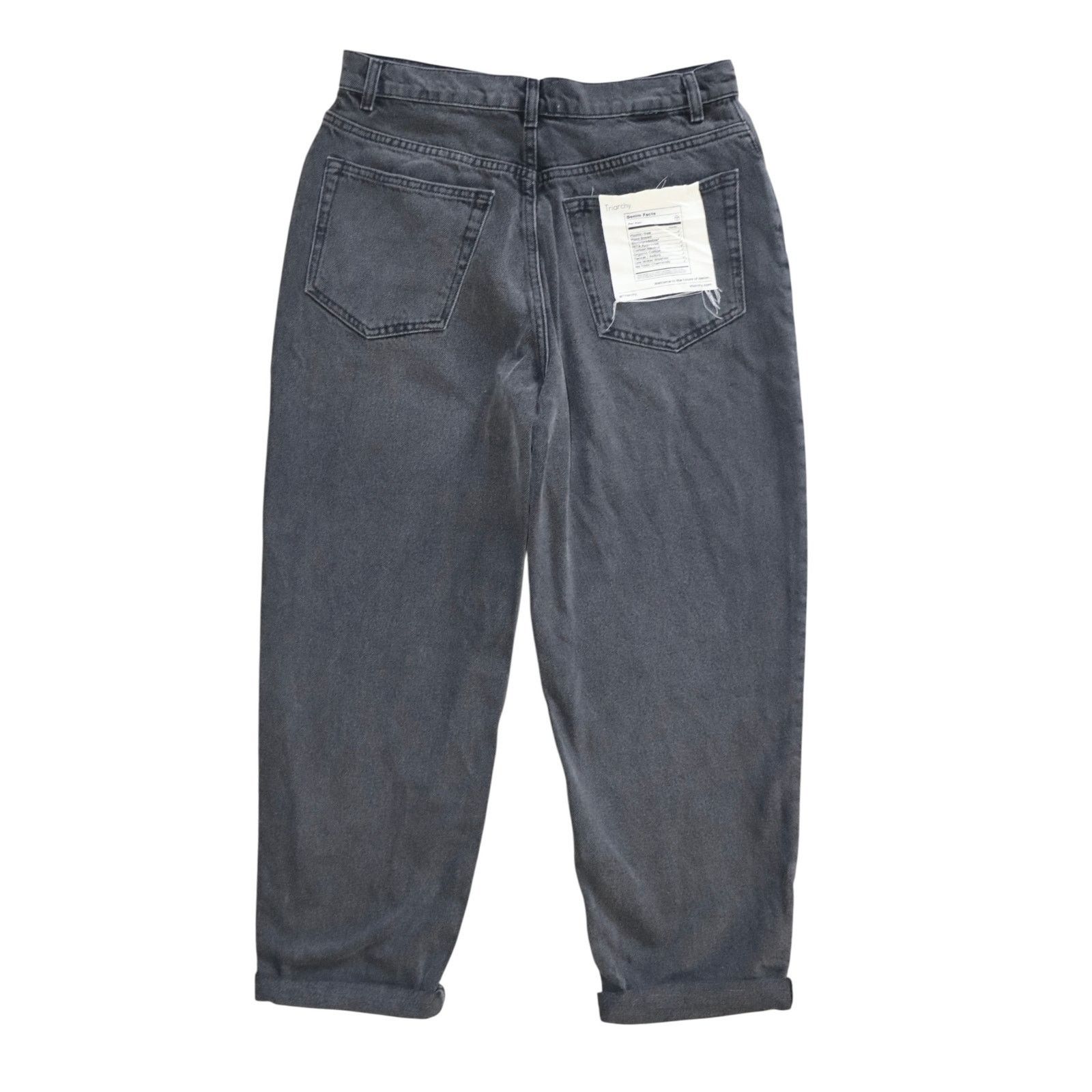 Designer NWT Triarchy Black Denim Jeans Size 29 Size 29" - 2 Thumbnail