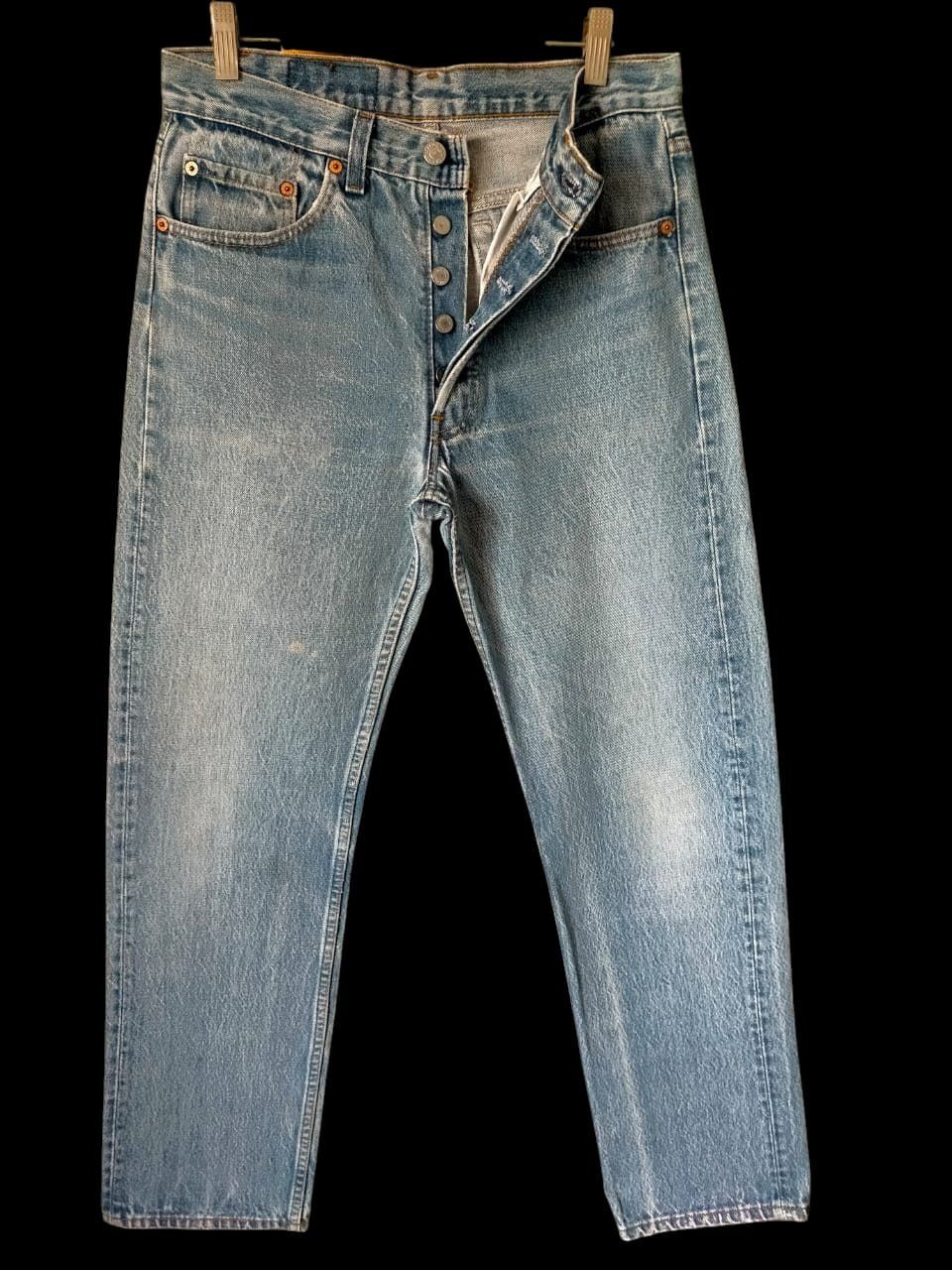 Levi's Vintage Clothing Vintage Levis 501 Usa Button Fly 520 Blue Jeans Size US 31 - 7 Thumbnail
