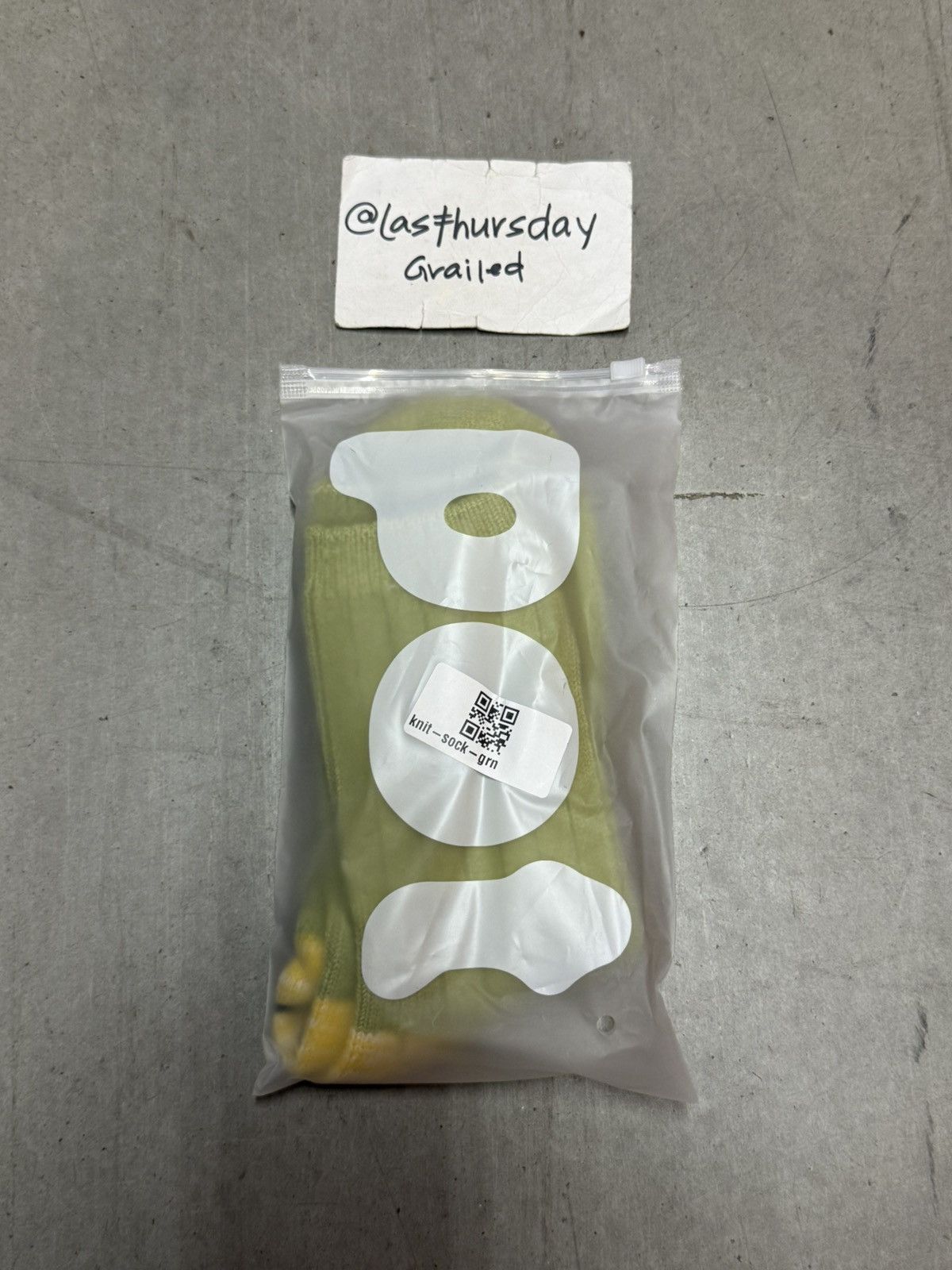 Imran Potato Imran Potato Happy Heel Knit Socks Green Size ONE SIZE - 5 Thumbnail