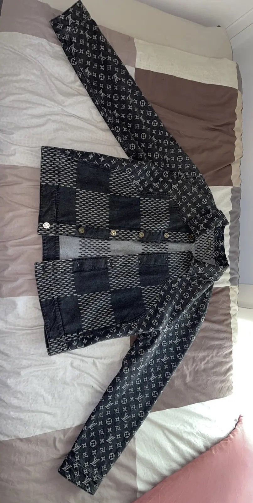 Louis Vuitton × Nigo Louis Vuitton x Nigo Denim Jacket Size US L / EU 52-54 / 3 - 3 Thumbnail