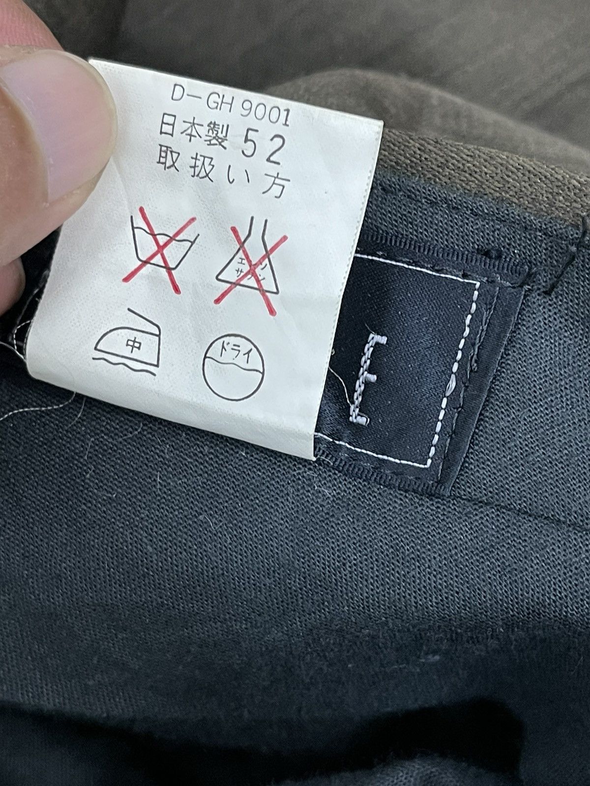 Japanese Brand Wide Baggy Tapered Vtg 90s Monsieur Bilvie Trouser 7🟦2 Size US 31 - 20 Thumbnail