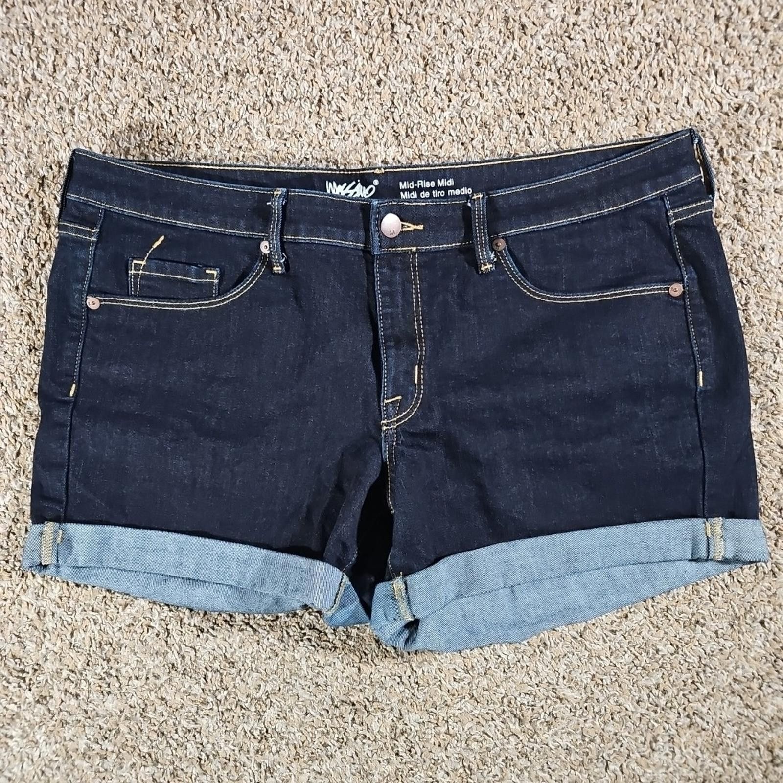 Mossimo Mossimo Midrise Midi Cuffed Shorts Sz 14 Size 36" / US 14 / IT 50 - 1 Thumbnail