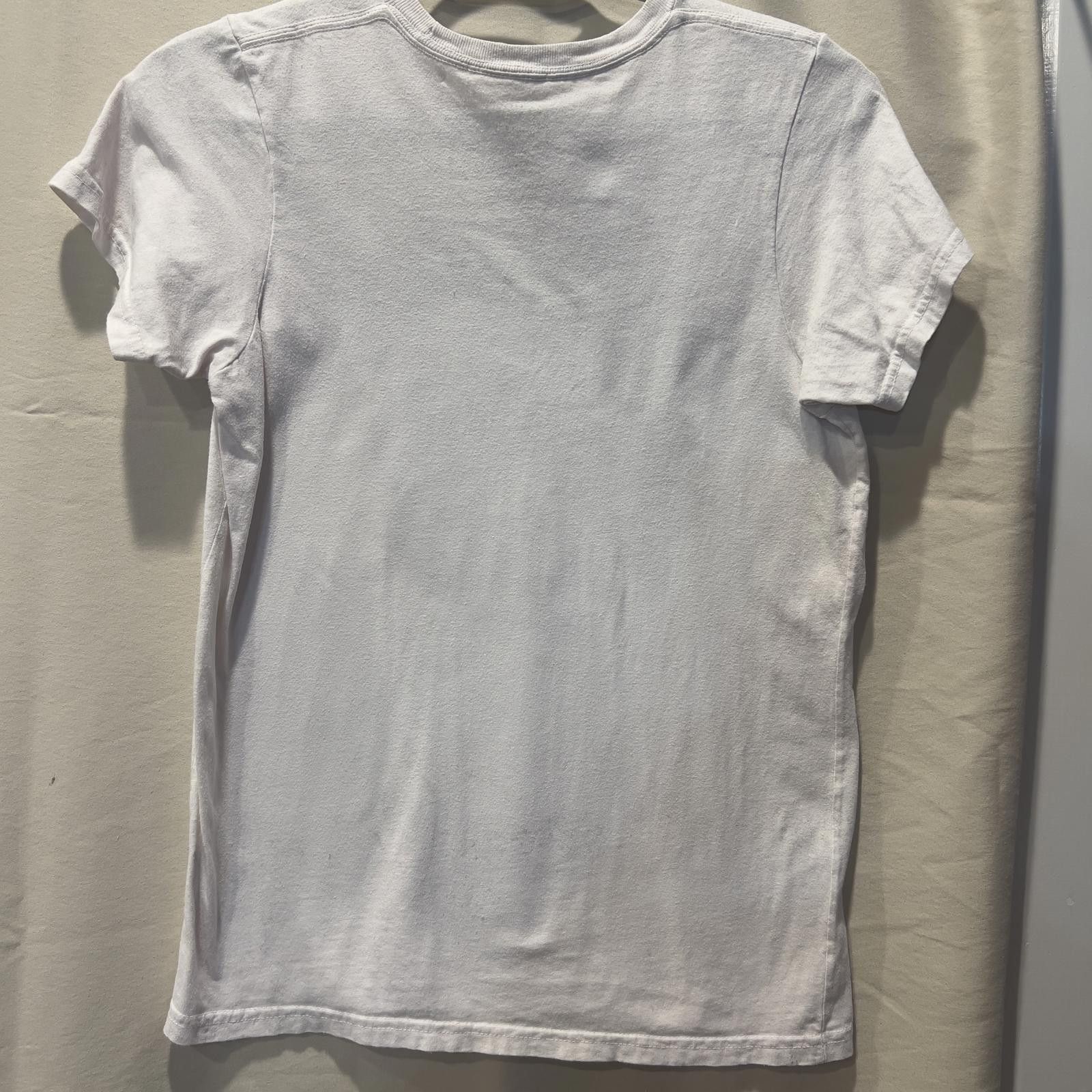The Unbranded Brand Casual White Graphic T-Shirt with Barbados Print Size US XXS / EU 40 - 2 Thumbnail