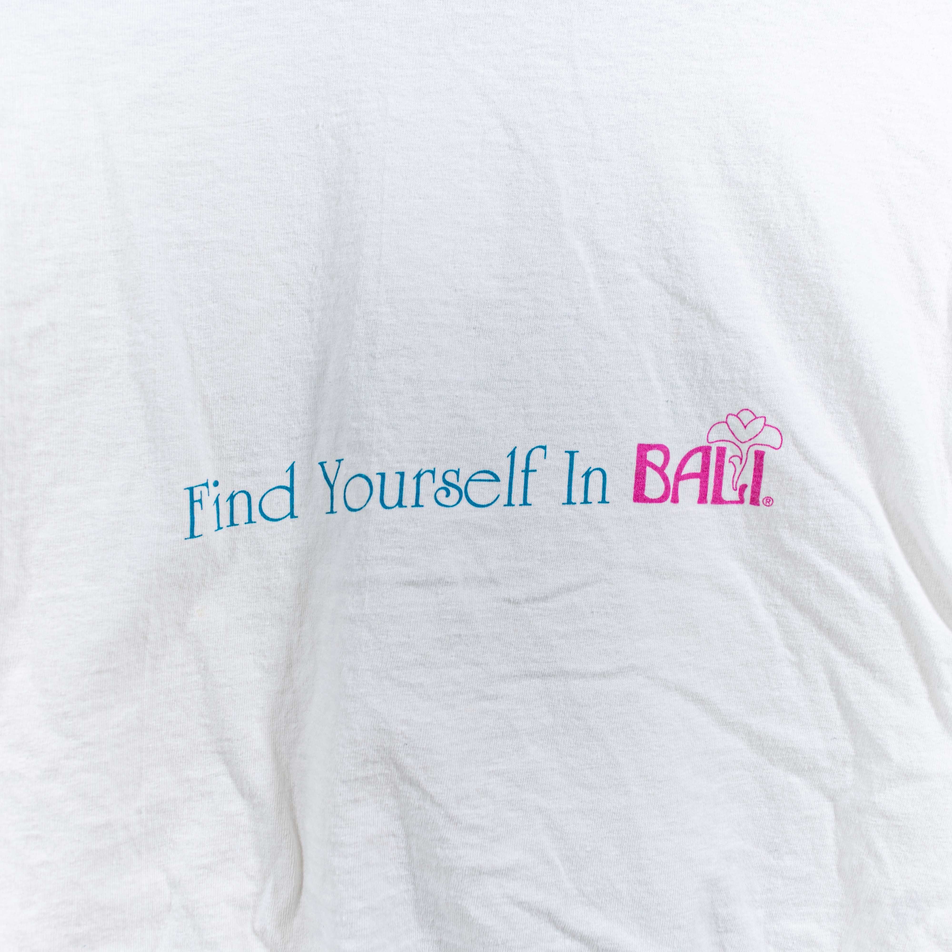 Vintage Find Yourself In Bali T-Shirt Art XL VTG 90s Retro Hippie Size US XL / EU 56 / 4 - 4 Thumbnail