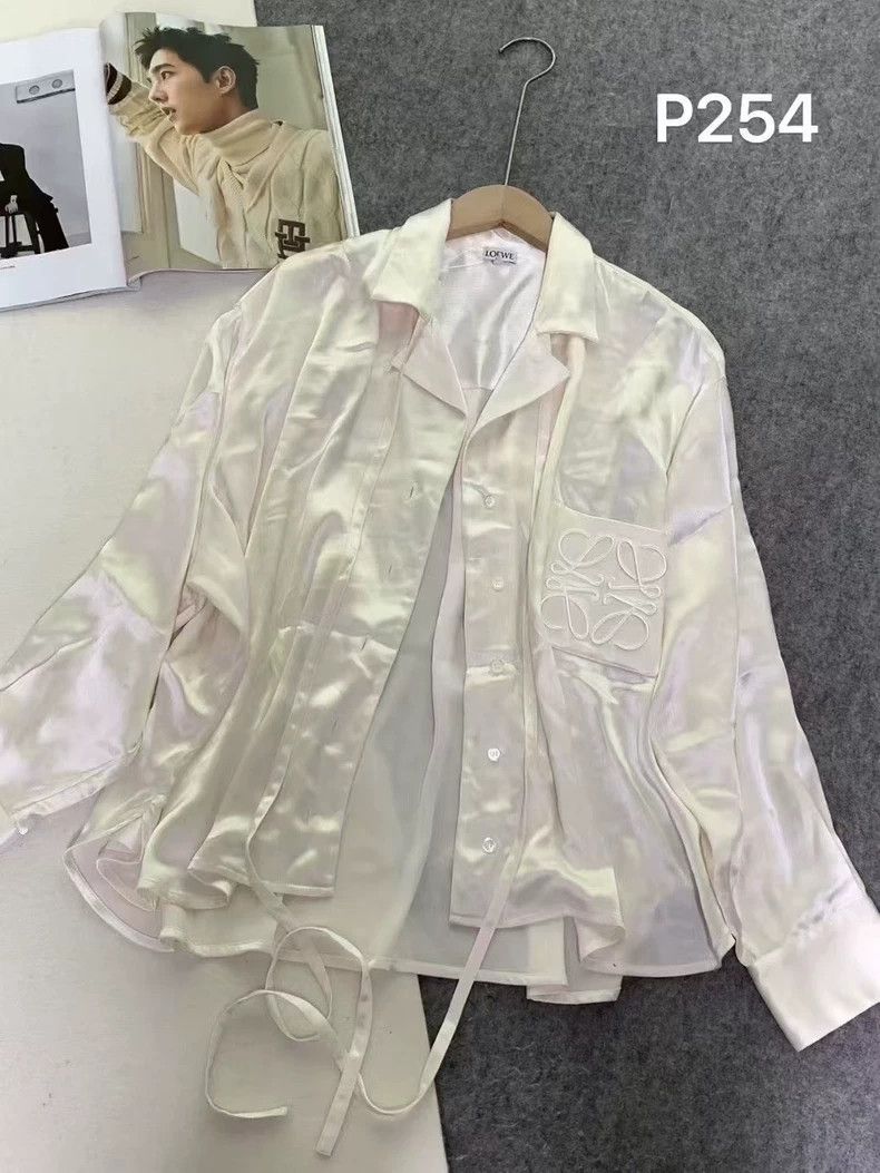 Loewe LOEWE Silk pocket Logo shirt jacket Size XS / US 0-2 / IT 36-38 - 1 Thumbnail