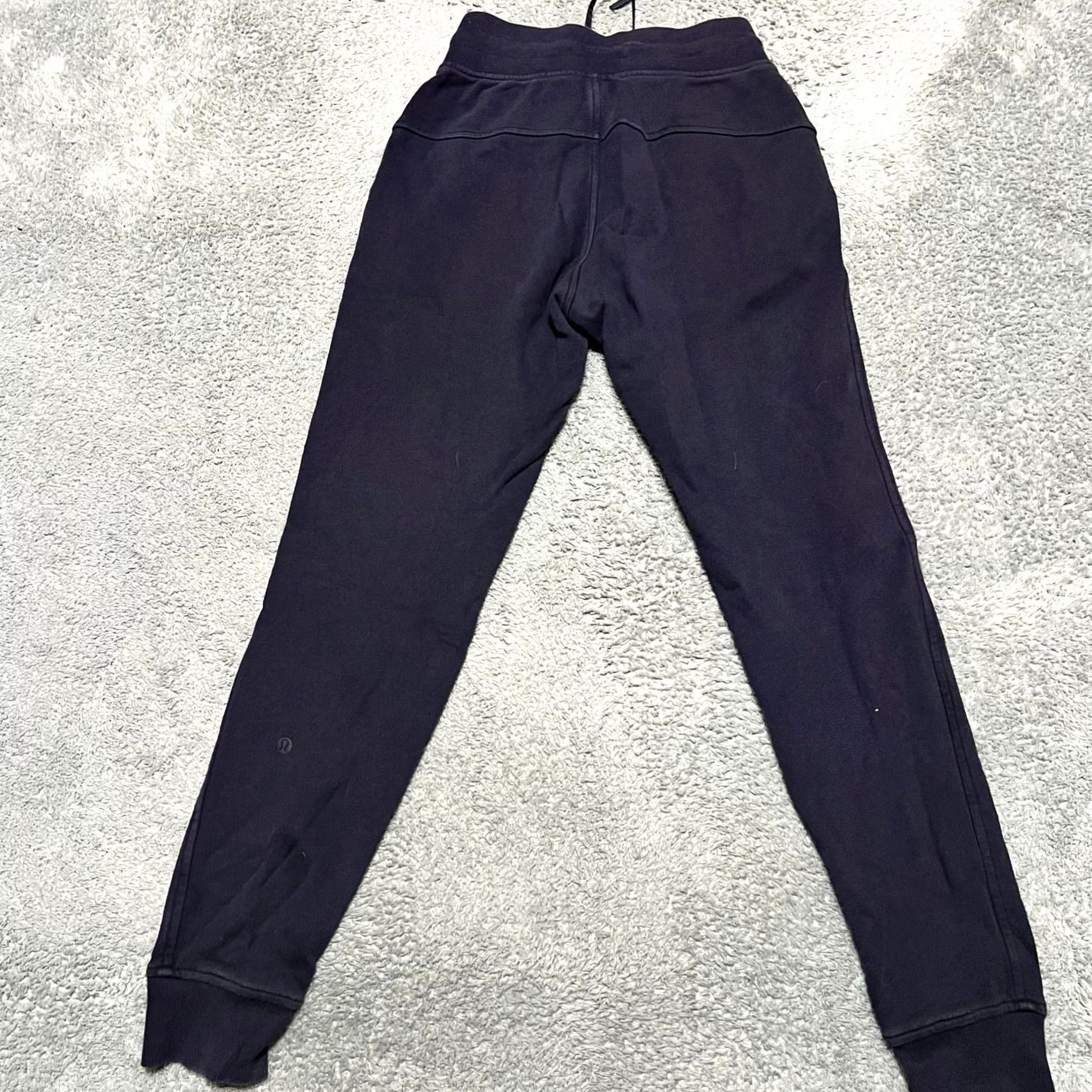 Lululemon Lululemon Warm Down Jogger Pants Womens 2 7/8 Blue Cotton Terry Sweatpants Size 26" / US 2 / IT 38 - 3 Thumbnail