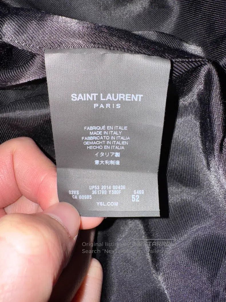Saint Laurent Paris Saint Laurent Paris Original Red Panther Print Baseball Ja Size US L / EU 52-54 / 3 - 5 Thumbnail