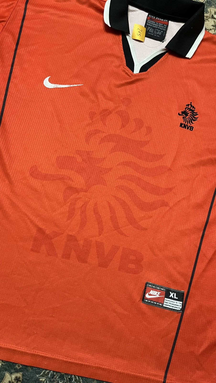 Other Vintage 1998 Netherland Holland home jerseys Size US XL / EU 56 / 4 - 6 Thumbnail