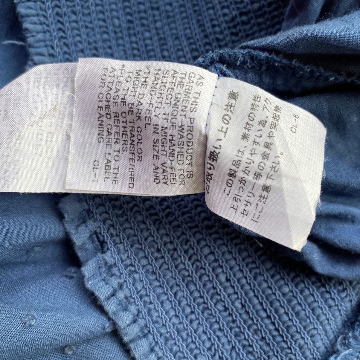 Ne-Net Ne-Net Blue Textured Long Sleeve Blouse Size XS / US 0-2 / IT 36-38 - 13 Thumbnail