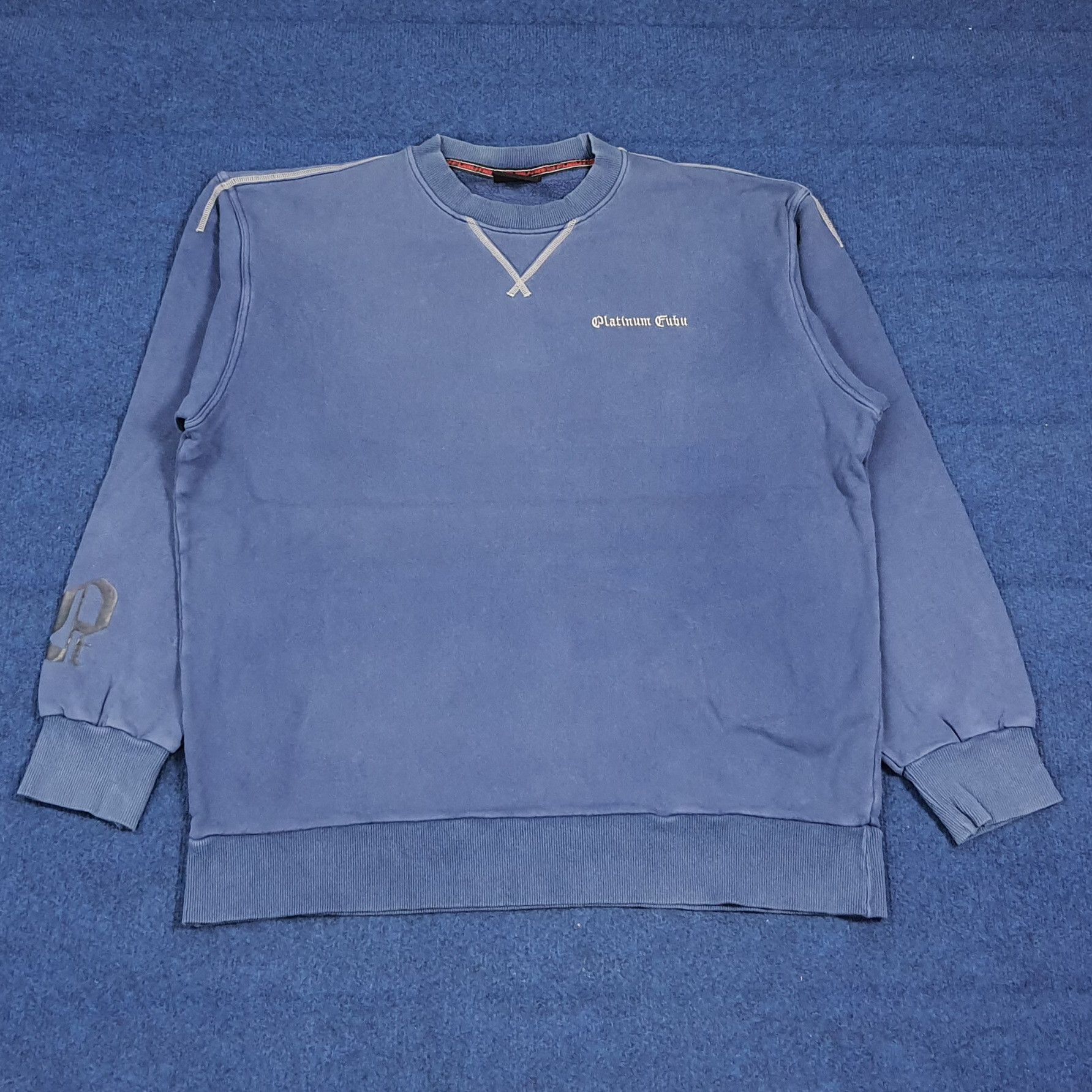 Fubu Vintage Platinum FUBU Streetwear Sweatshirt C283N1 Size US XL / EU 56 / 4 - 4 Thumbnail
