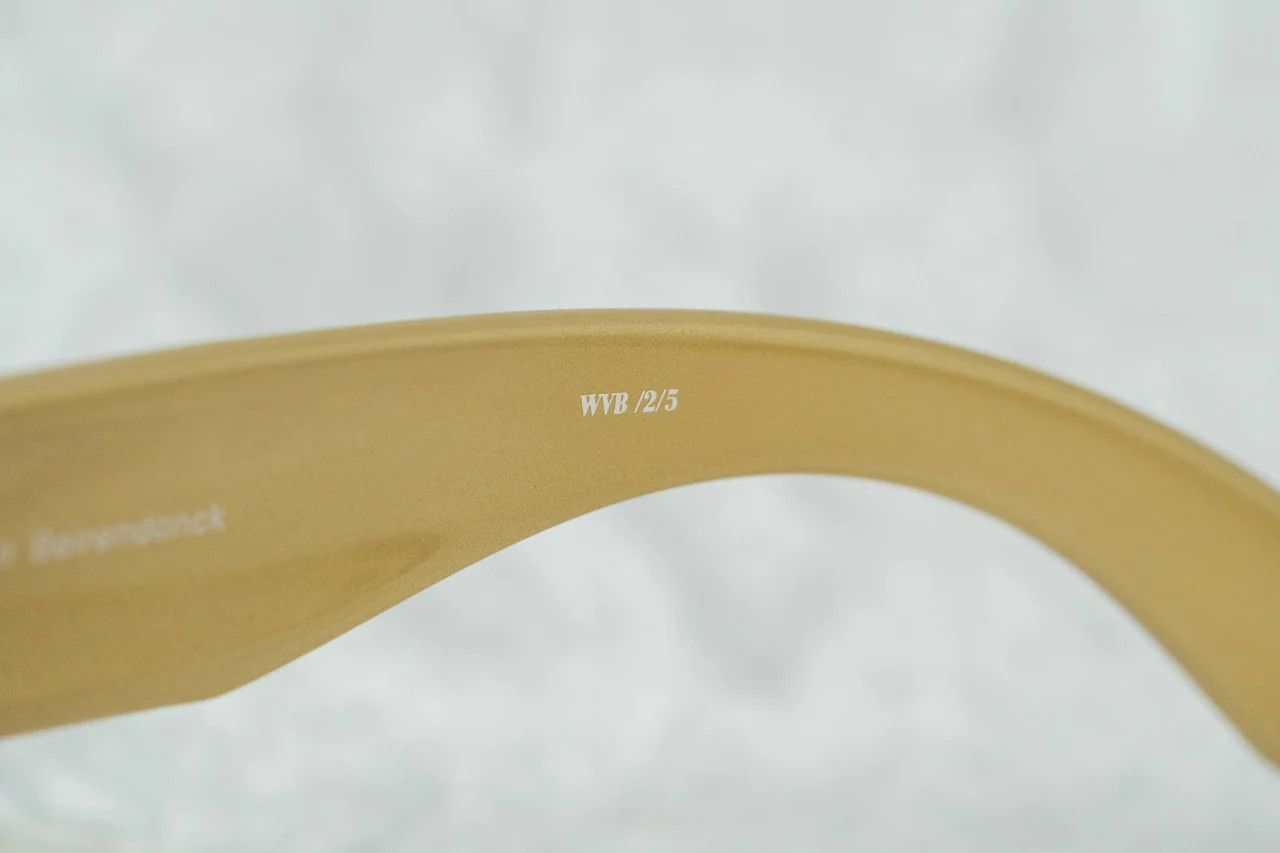 Walter Van Beirendonck Walter Van Beirendonck Sunglasses Gold and Transparent Size ONE SIZE - 5 Thumbnail