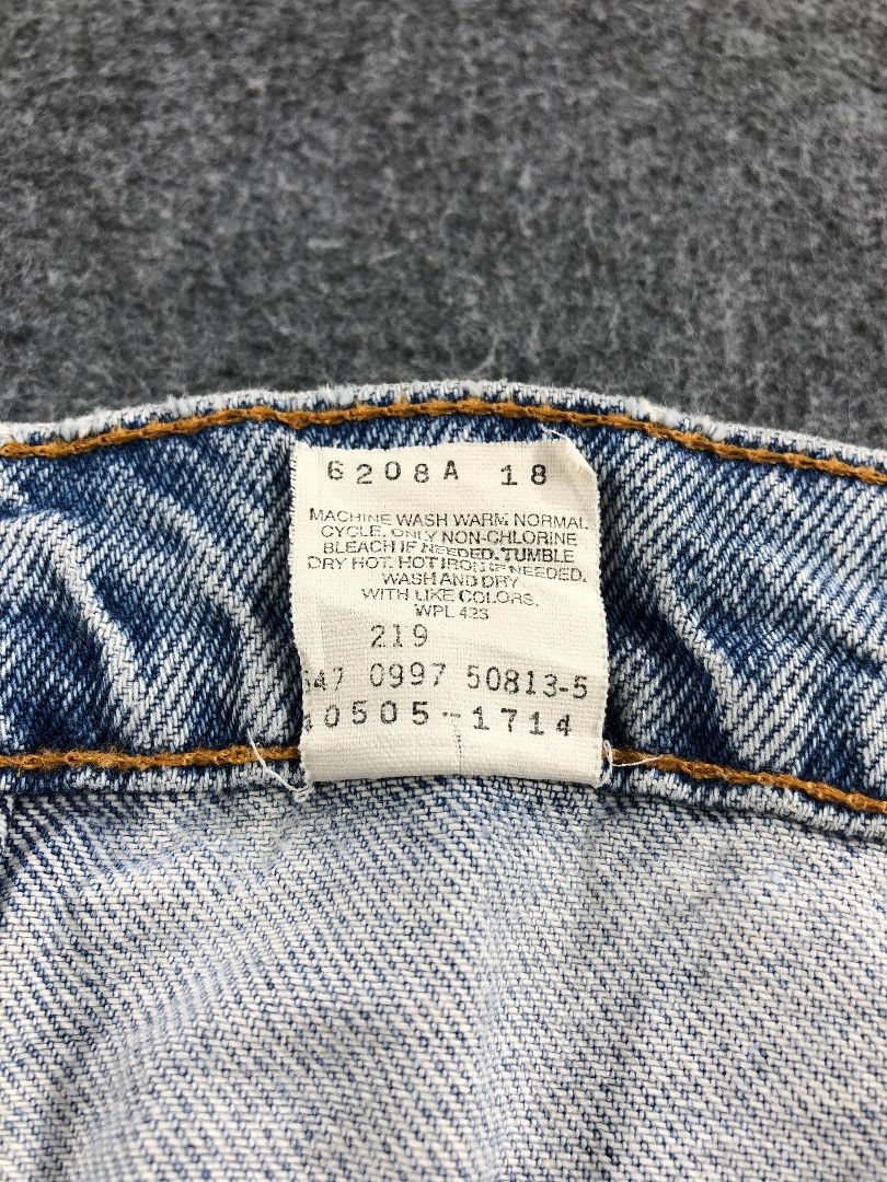 Levi's Vintage Light Wash Levis 505 Jeans-JM774 Size US 36 / EU 52 - 10 Thumbnail