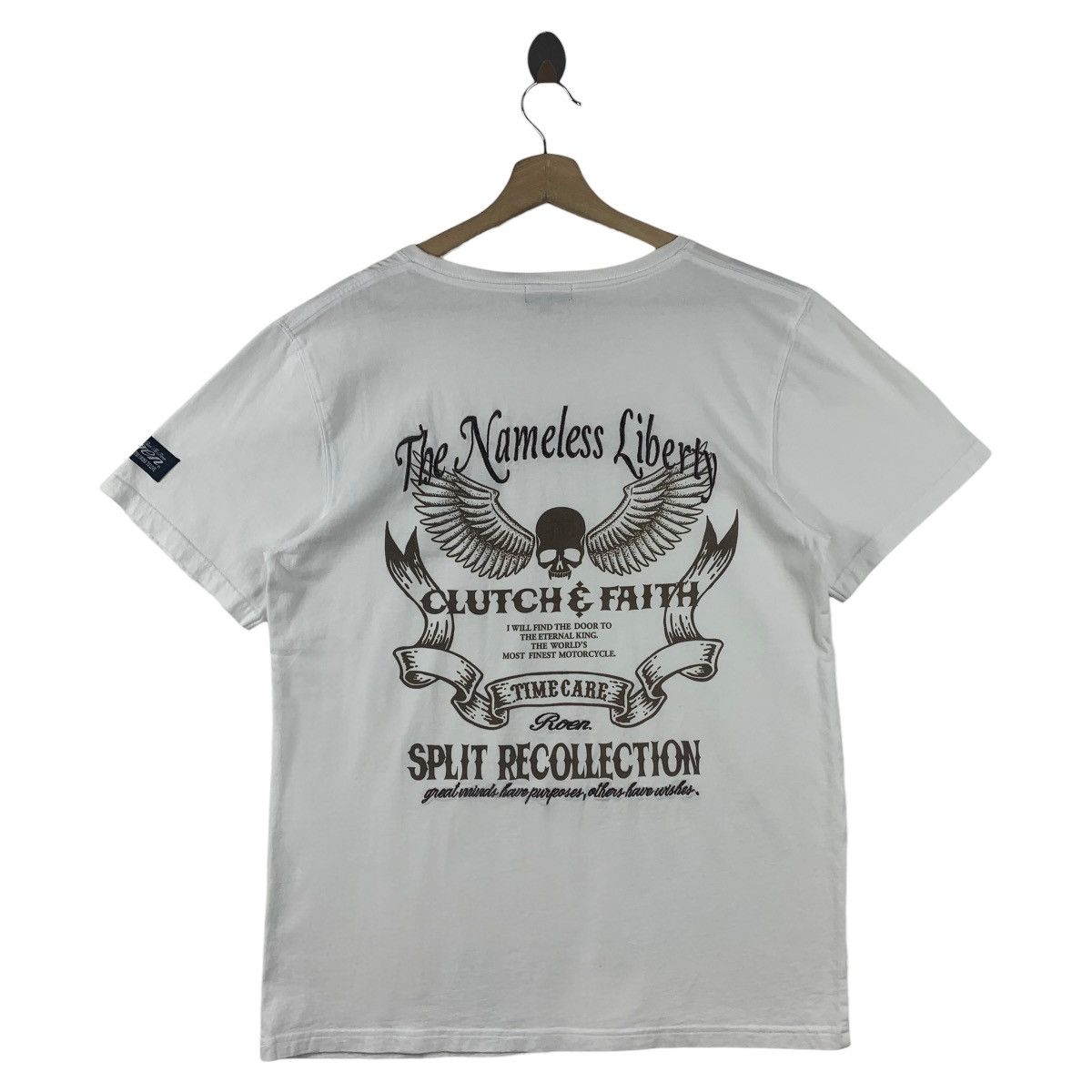 ROEN Japanesebrand the nameless liberty spellout at back tee