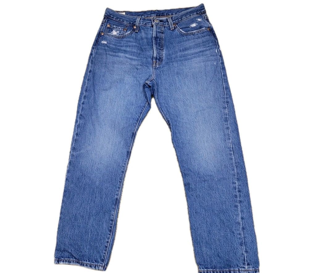 Levi's Levi's Premium Quality Clothing Blue Straight Button-Fly Men Size US 29 - 4 Thumbnail
