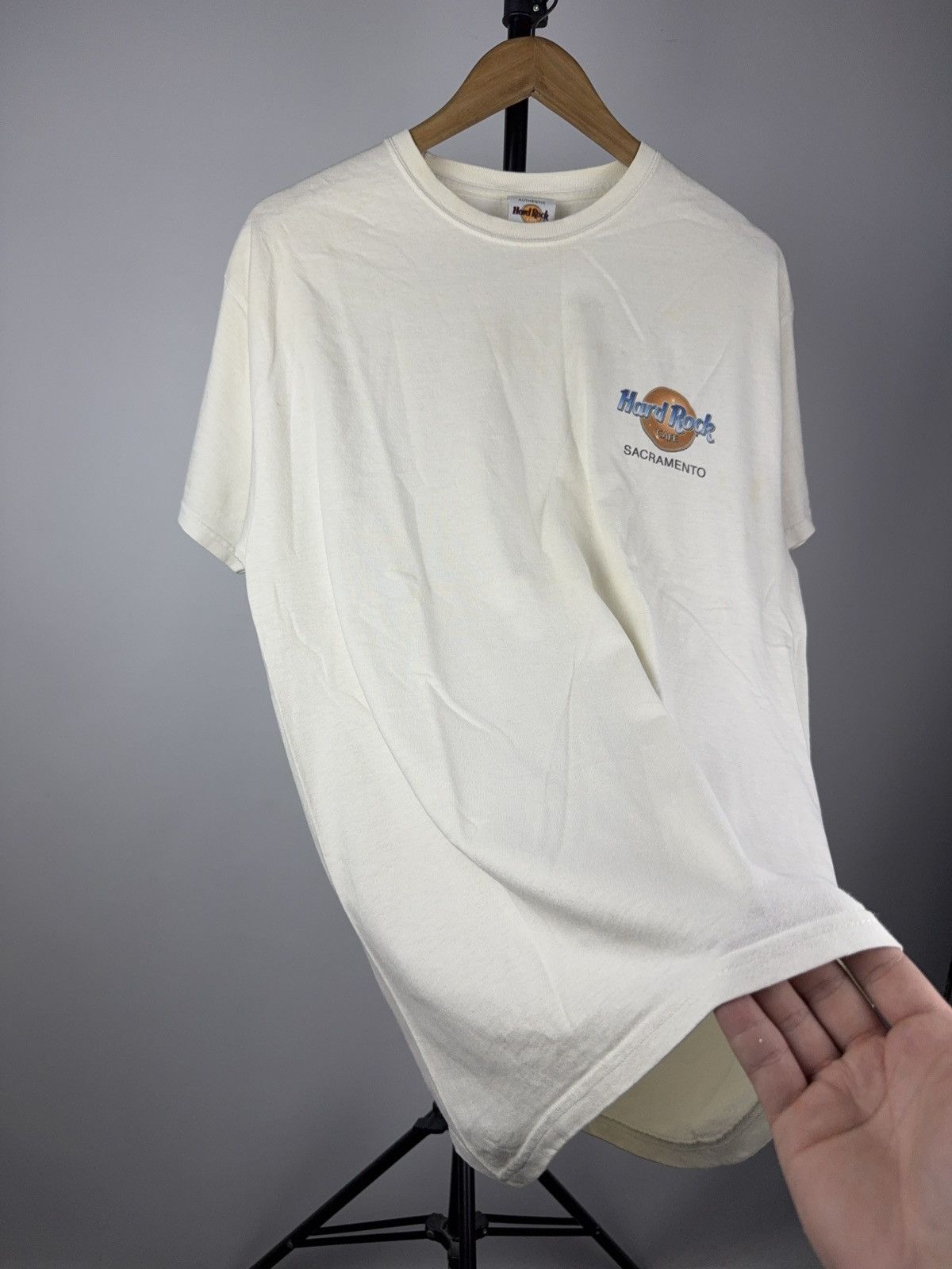 Hard Rock Cafe Vintage 90s Hard Rock Cafe Sacramento USA Graphic Tee Size US M / EU 48-50 / 2 - 4 Thumbnail