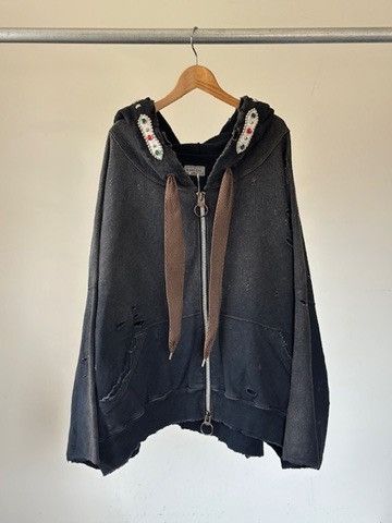 Kapital Fleece Thriller Damaged Devil Hood Blouson (Studs Remake) Size US L / EU 52-54 / 3 - 3 Thumbnail