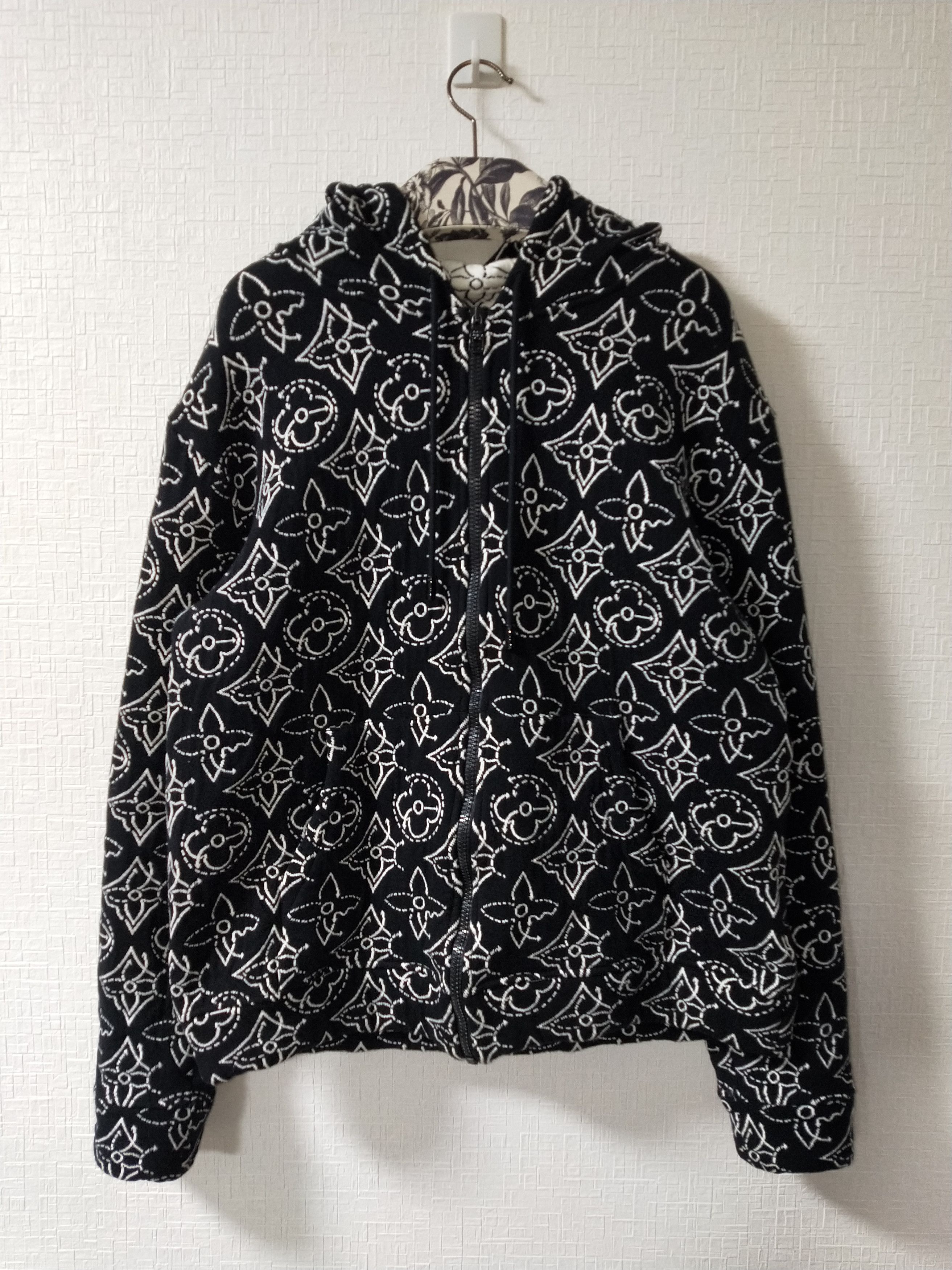 Louis Vuitton NBA Strategic Flower Zip Hoodie Size US L / EU 52-54 / 3 - 1 Thumbnail