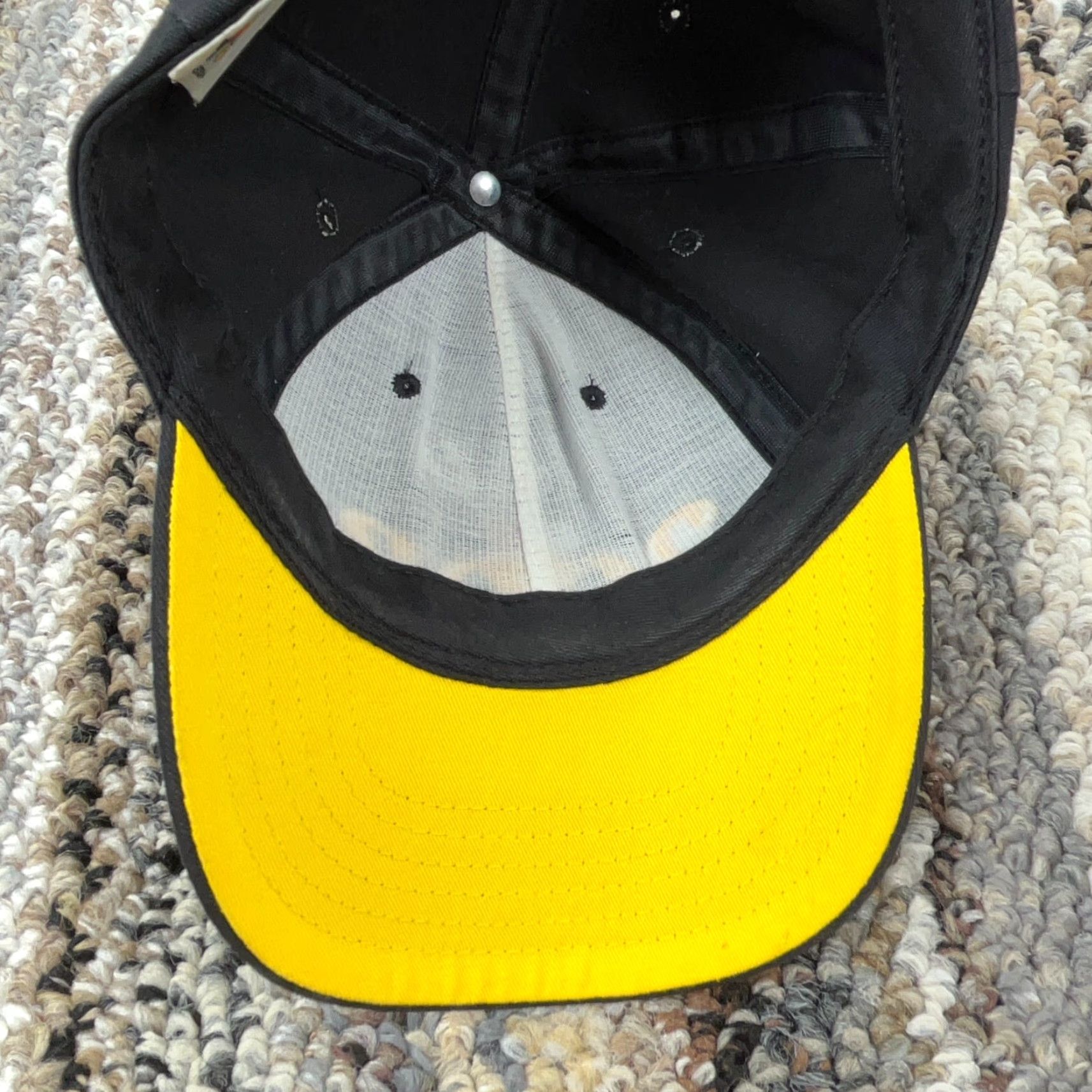 Disney VINTAGE Disney Hat Cap Strap Back Black Yellow 2002 Baseball Cap Men Adjustable Disney World 90s Retro Cartoon Logo Hipster Mens Size ONE SIZE - 6 Thumbnail