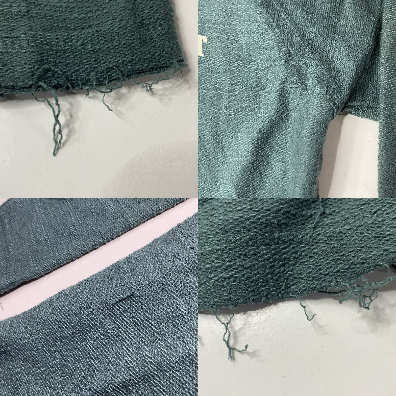Vintage VINTAGE Key West Hooded Sweatshirt Light Weight Grunge Distress Look Small S Unisex Adults Green Hoodie Pockets Casual Mens Womens Girls Boys Size US S / EU 44-46 / 1 - 9 Thumbnail