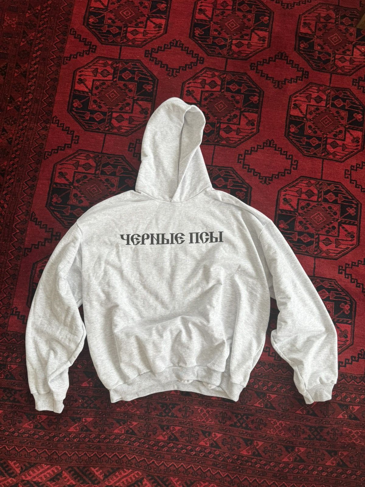 トップス Yeezy Gosha hoodie Yeezy Gosha Black Dogs Hoodie Black Men's - SS24 - US