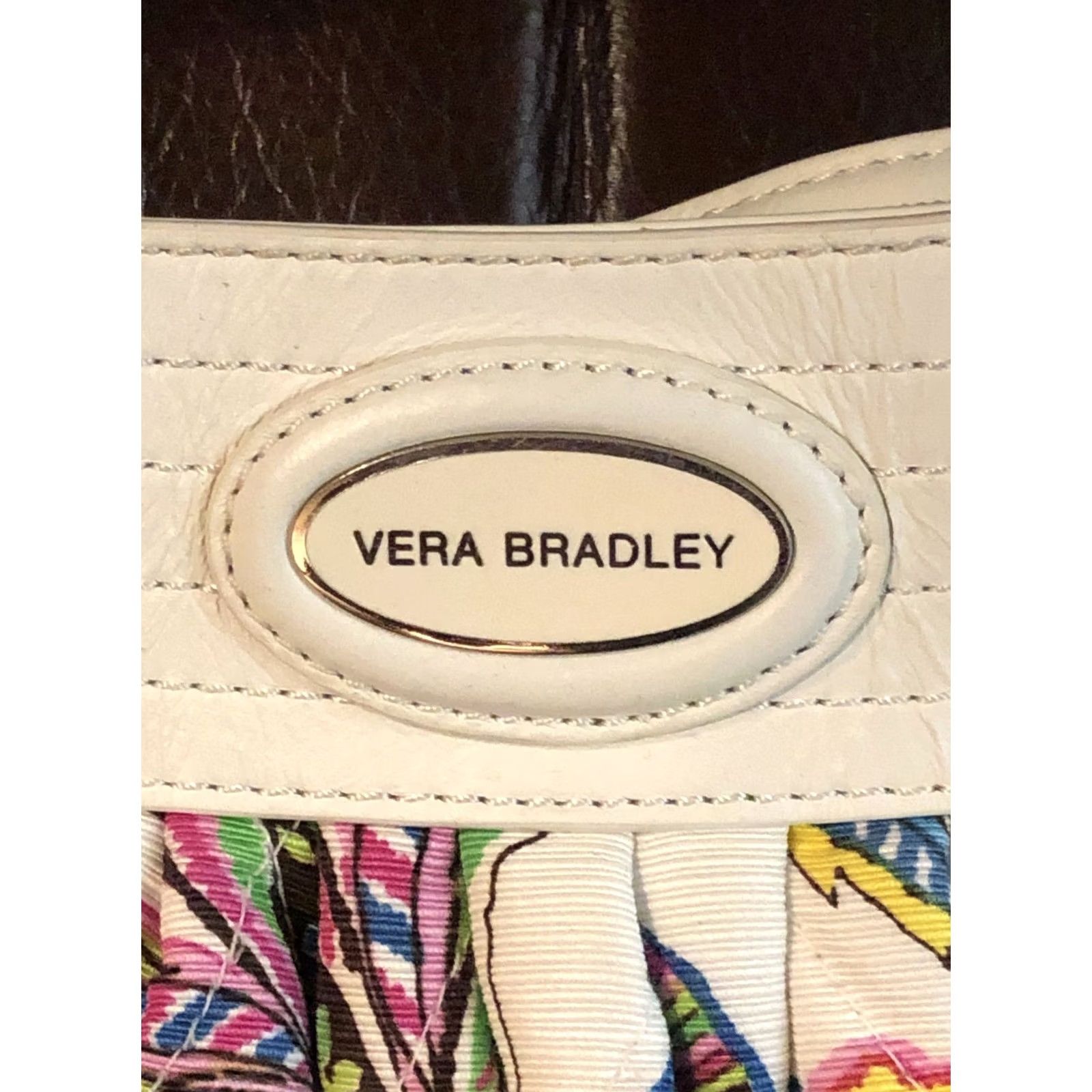 Vera Bradley Vera Bradley Purse Paisley Floral Design Multicolor Leather Top Handle Bag Womens Size ONE SIZE - 2 Thumbnail
