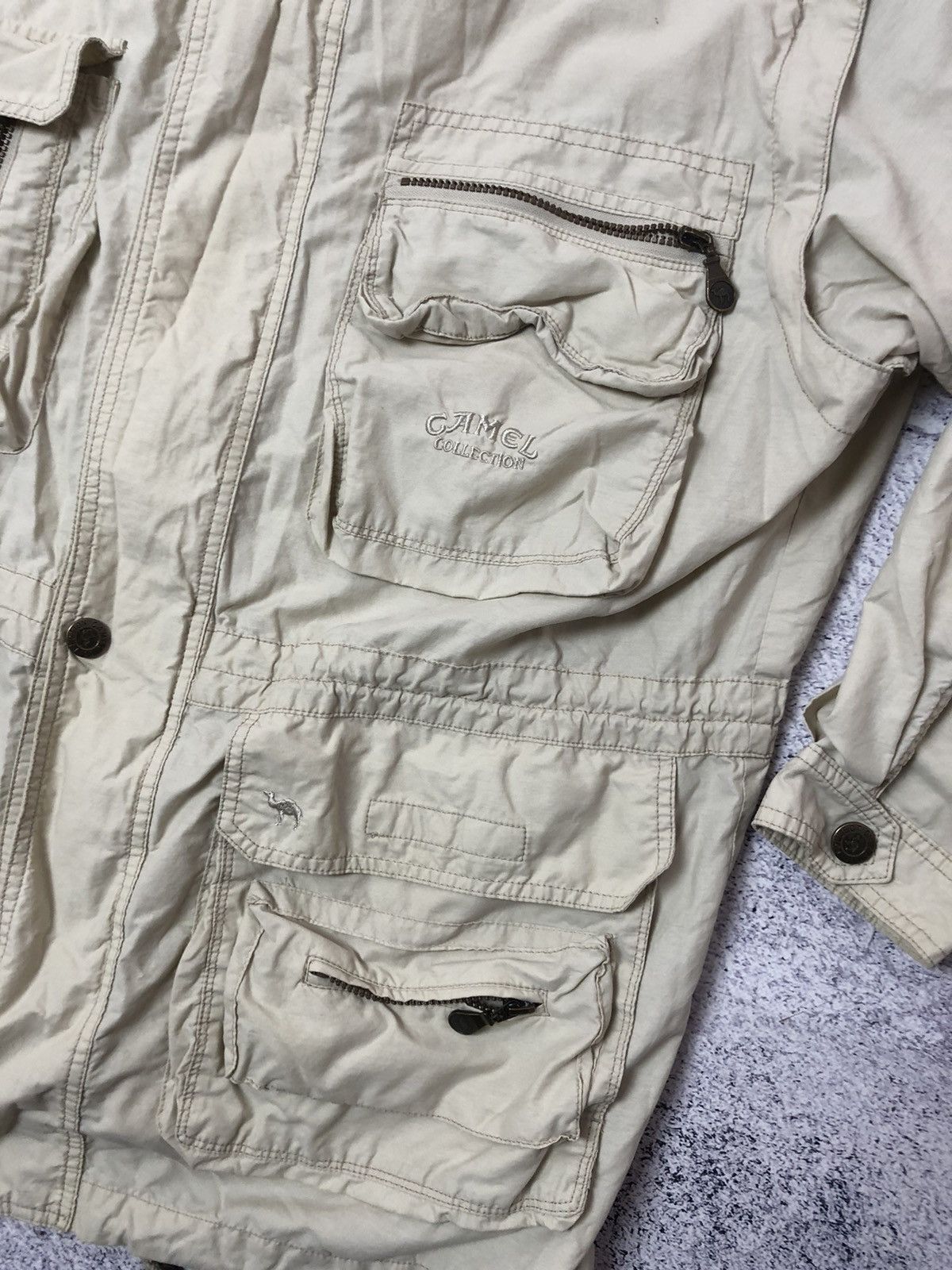 Camel × Vintage Vintage jacket Camel very rare y2k casual vintage usa ykk Size US L / EU 52-54 / 3 - 2 Thumbnail