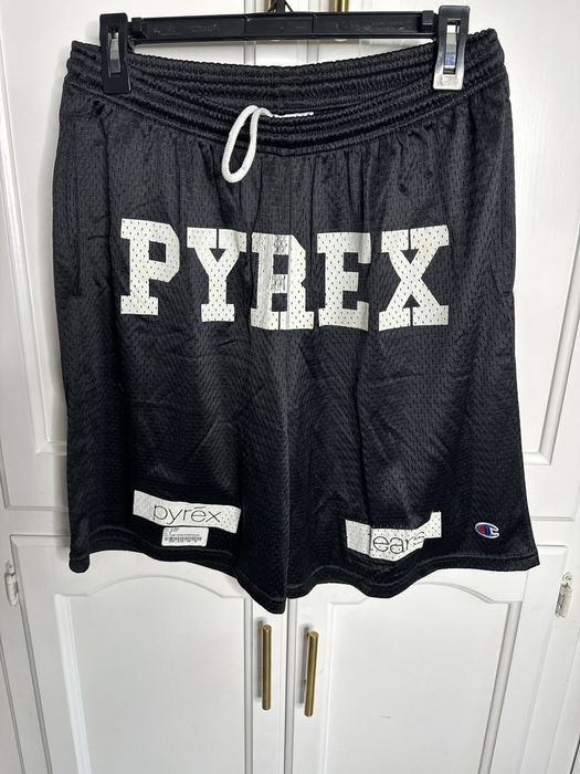 オンラインオリジナル PYREX TEARS x CHAMPION MESH SHORTS - パンツ