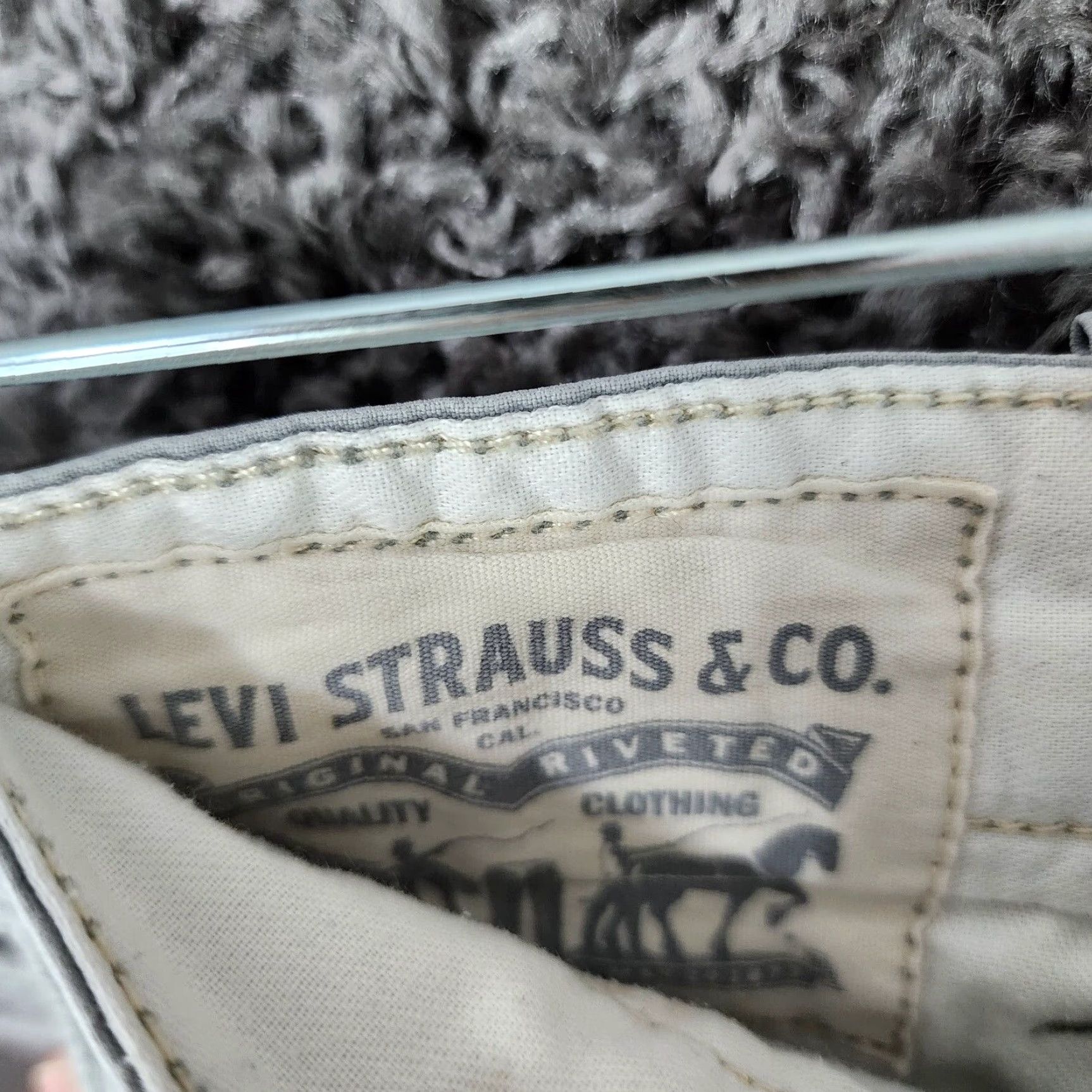 Levi's LEVI'S Chino Shorts Mens Gray Cotton Size 30 Regular Size US 30 / EU 46 - 3 Thumbnail
