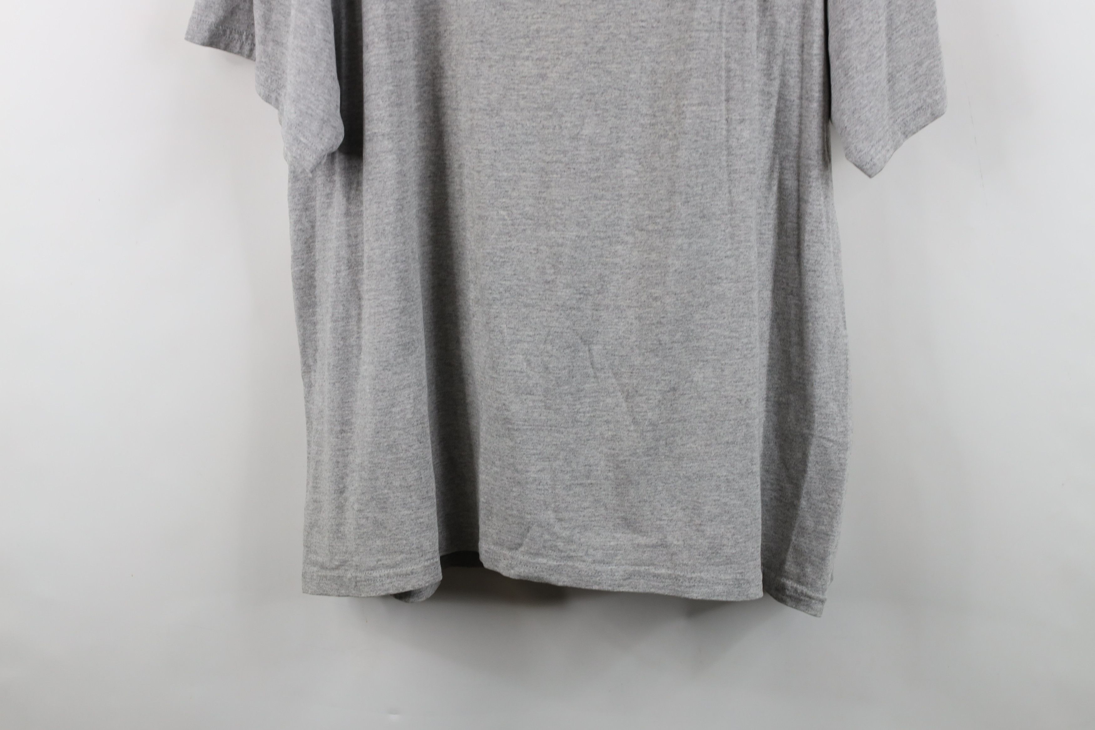 Nike Vintage 90s Nike Scott Mini Swoosh T-Shirt Heather Gray Size US XL / EU 56 / 4 - 13 Thumbnail