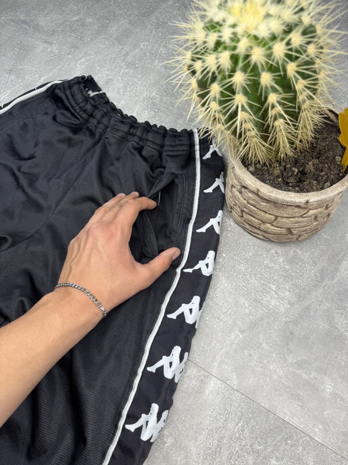 Kappa Vintage Kappa Gara Track Pants 90s Size US 32 / EU 48 - 3 Thumbnail