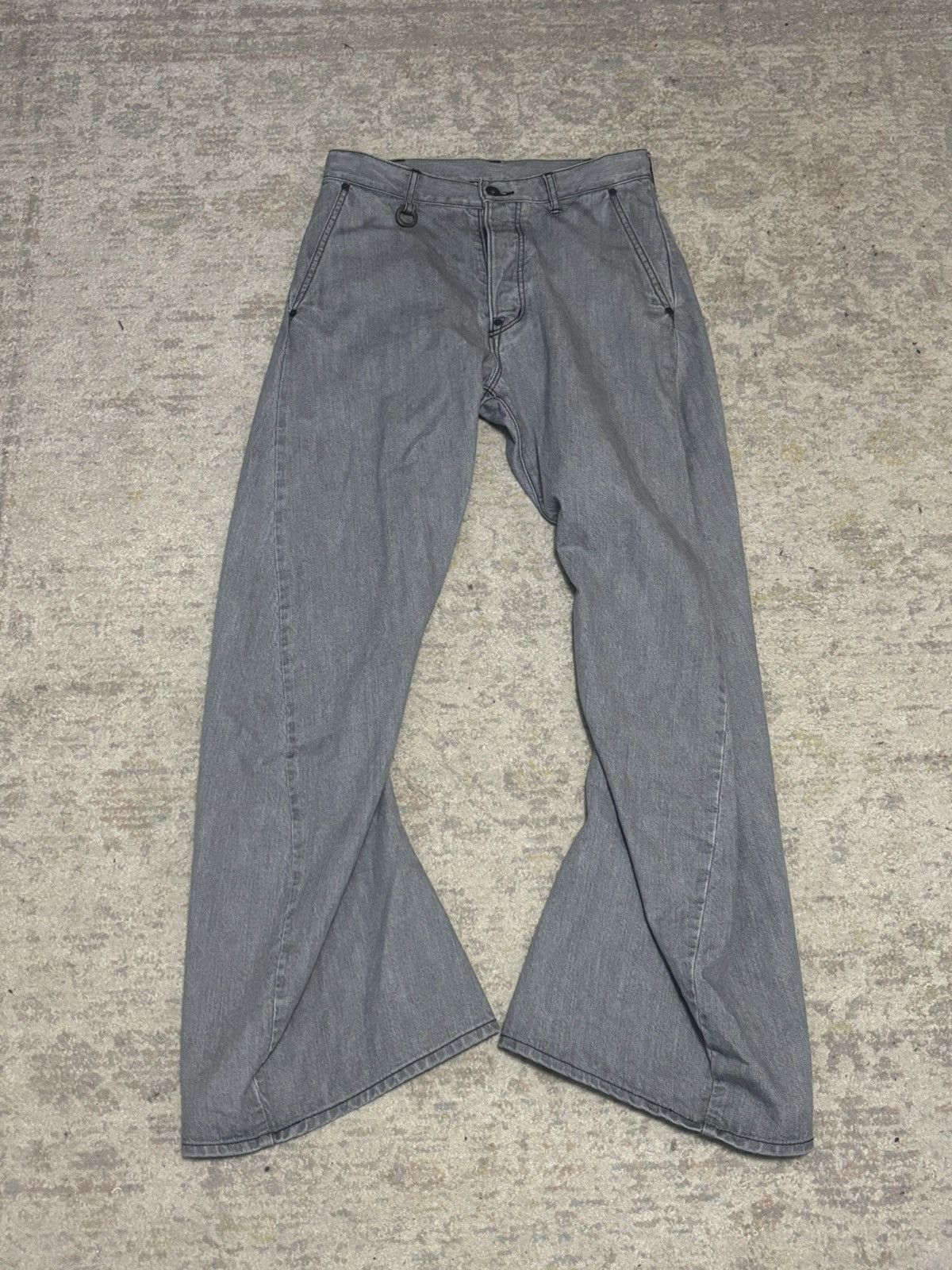 SOSHIOTSUKI SS24 3D Wrapped Boot cut pants Size US 30 / EU 46 - 1 Thumbnail