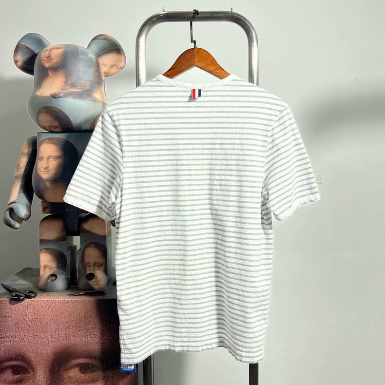 Thom Browne Striped short sleeves