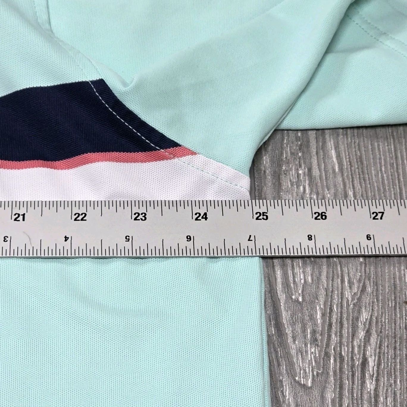 Footjoy FootJoy FJ Mens L Short Sleeve Mint Green Pink Performance Golf Polo Shirt Shirt Mens L Green Pink Colorblock 90s? Size US L / EU 52-54 / 3 - 8 Thumbnail