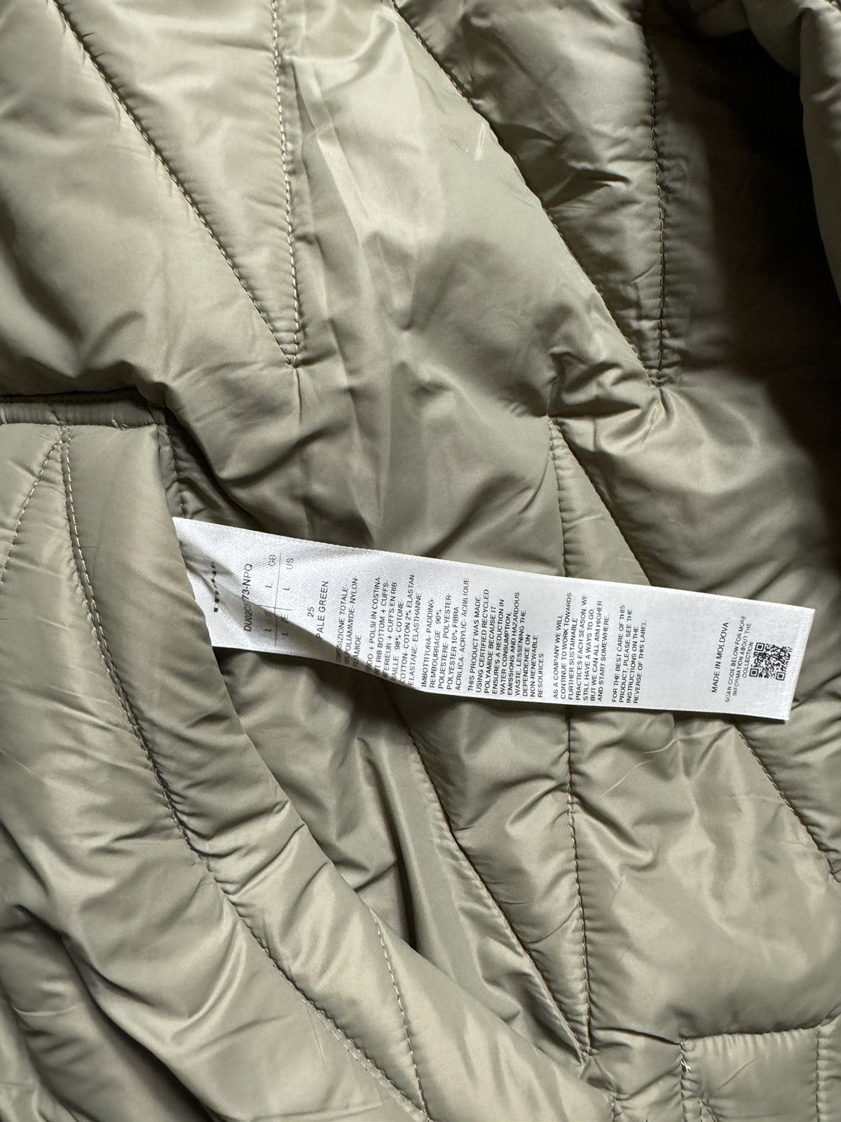 Rick Owens Rick Owens Drkshdw Nylon Gimp Jacket in Pale Green Size US L / EU 52-54 / 3 - 9 Thumbnail
