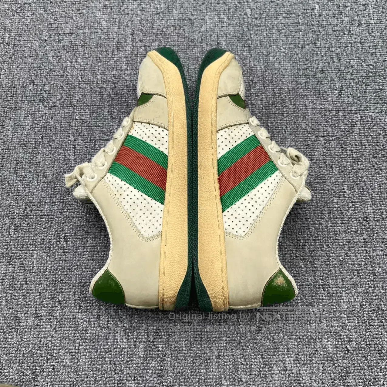 Gucci Gucci Screener Green Tail Sneakers. Size US 5 / IT 35 - 5 Thumbnail