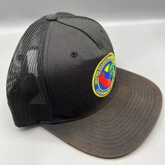 Diamond Supply Co. Diamond Supply Co Trucker Hat Men Black Green Snap Back Cap Size ONE SIZE - 3 Thumbnail