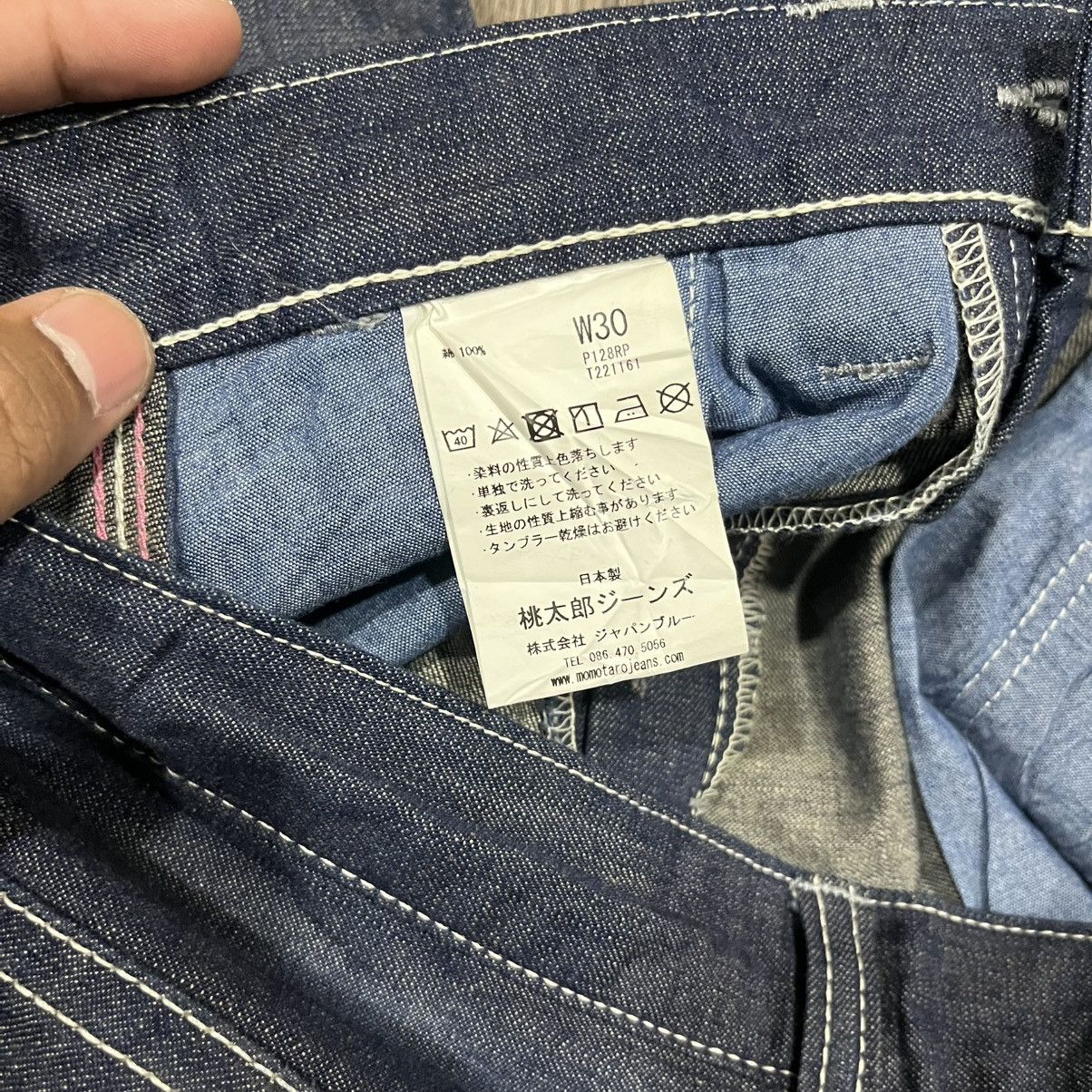Momotaro Jeans Momotaro Jeans 10.5oz Double Hip Reflective Cropped WorkPant Size US 30 / EU 46 - 11 Thumbnail