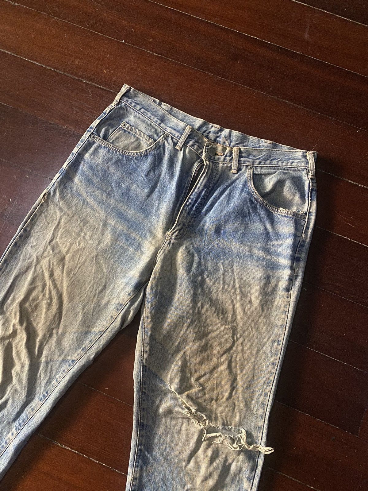 Edwin × Vintage FIRE 🔥 VINTAGE EDWIN INTERNATIONAL distressed faded mud wash Size US 36 / EU 52 - 5 Thumbnail